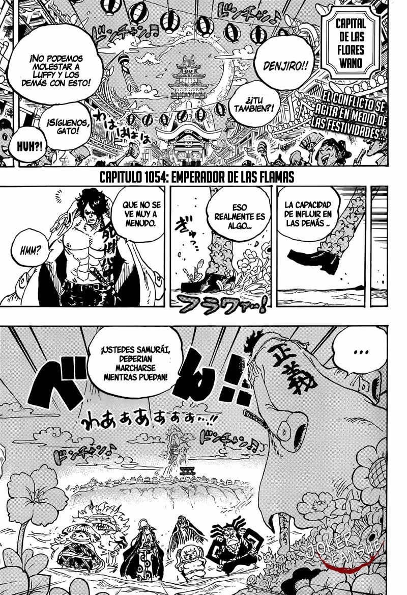 One Piece Capitulo 1054 página 3