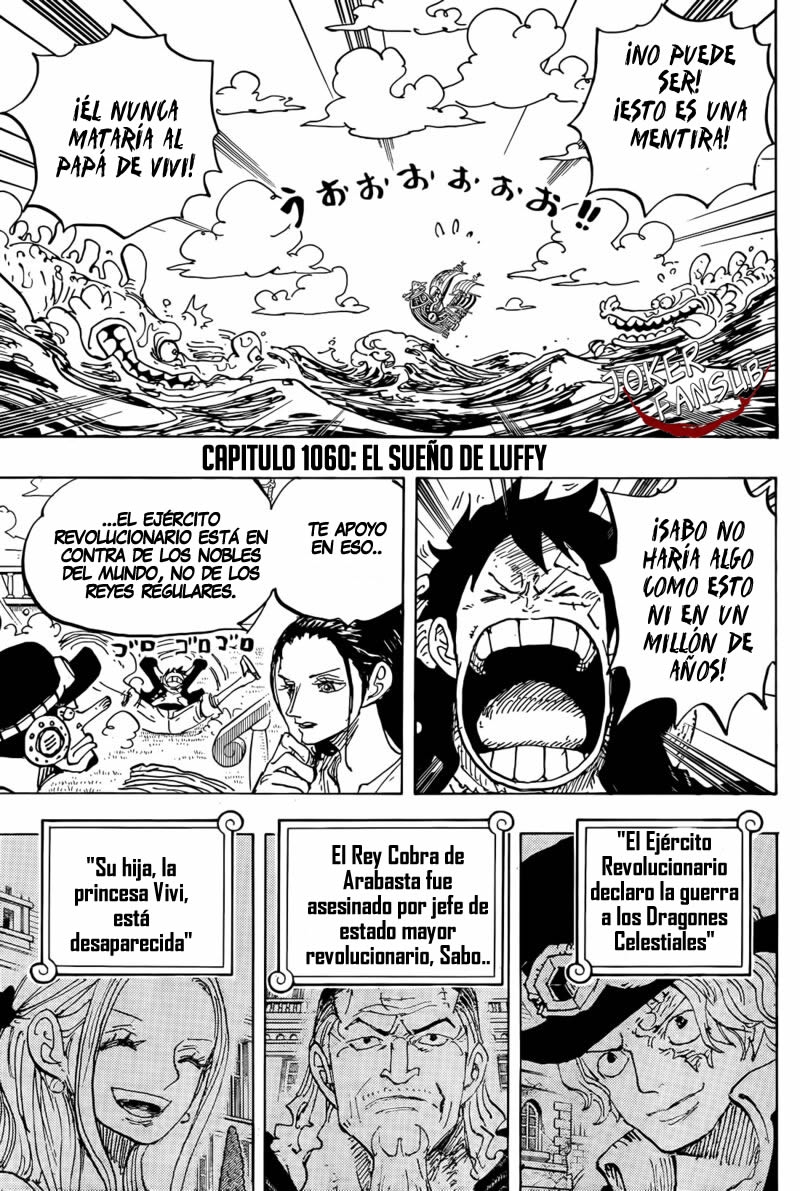One Piece Capitulo 1060 página 3