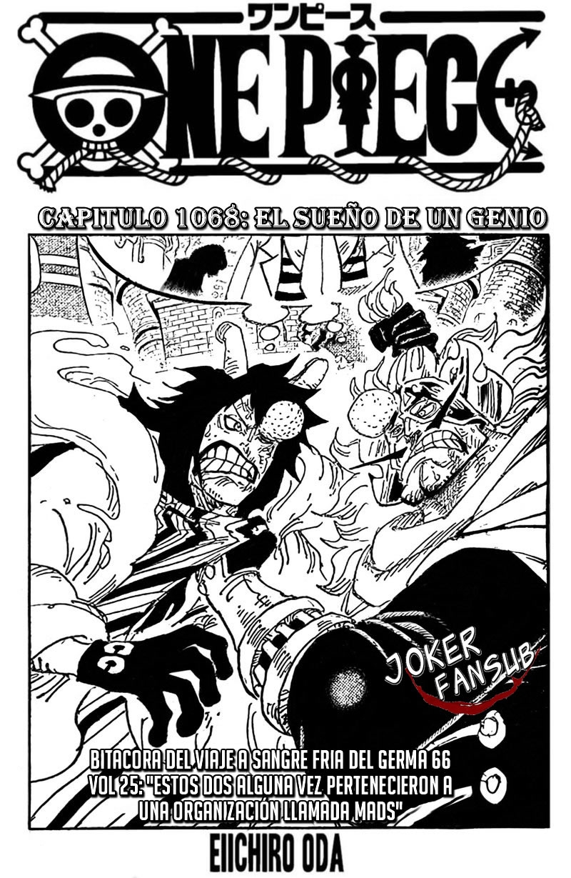 One Piece Capitulo 1068 página 2