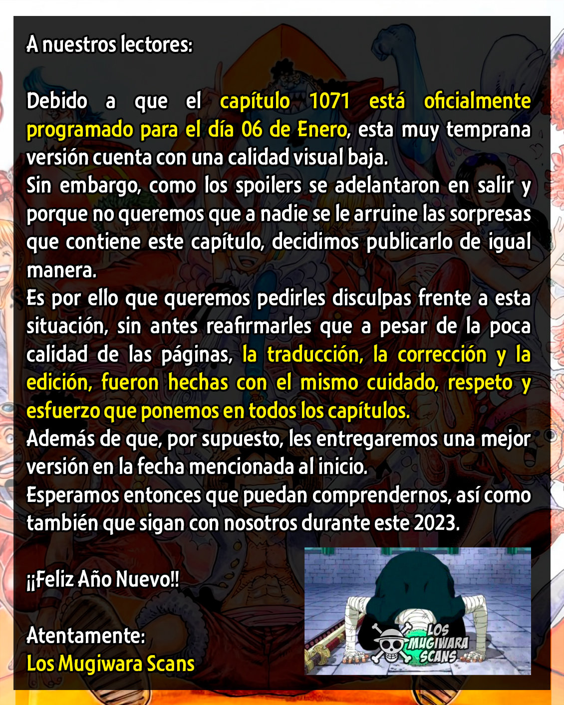 One Piece Capitulo 1071 página 2