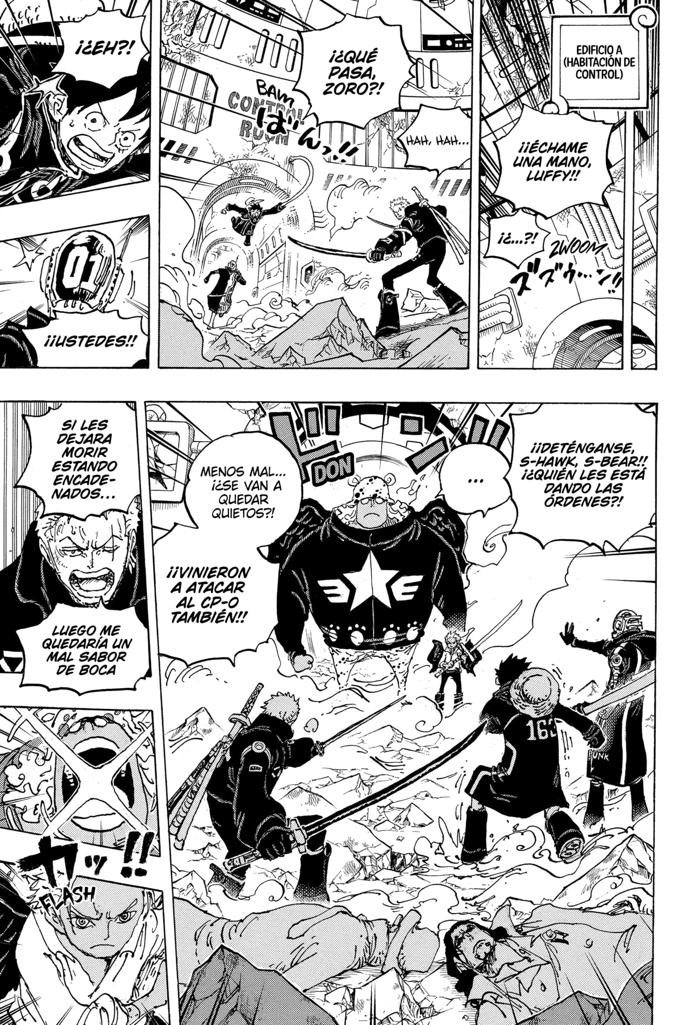 One Piece Capitulo 1075: "LABOPHASE Death Game" página 13