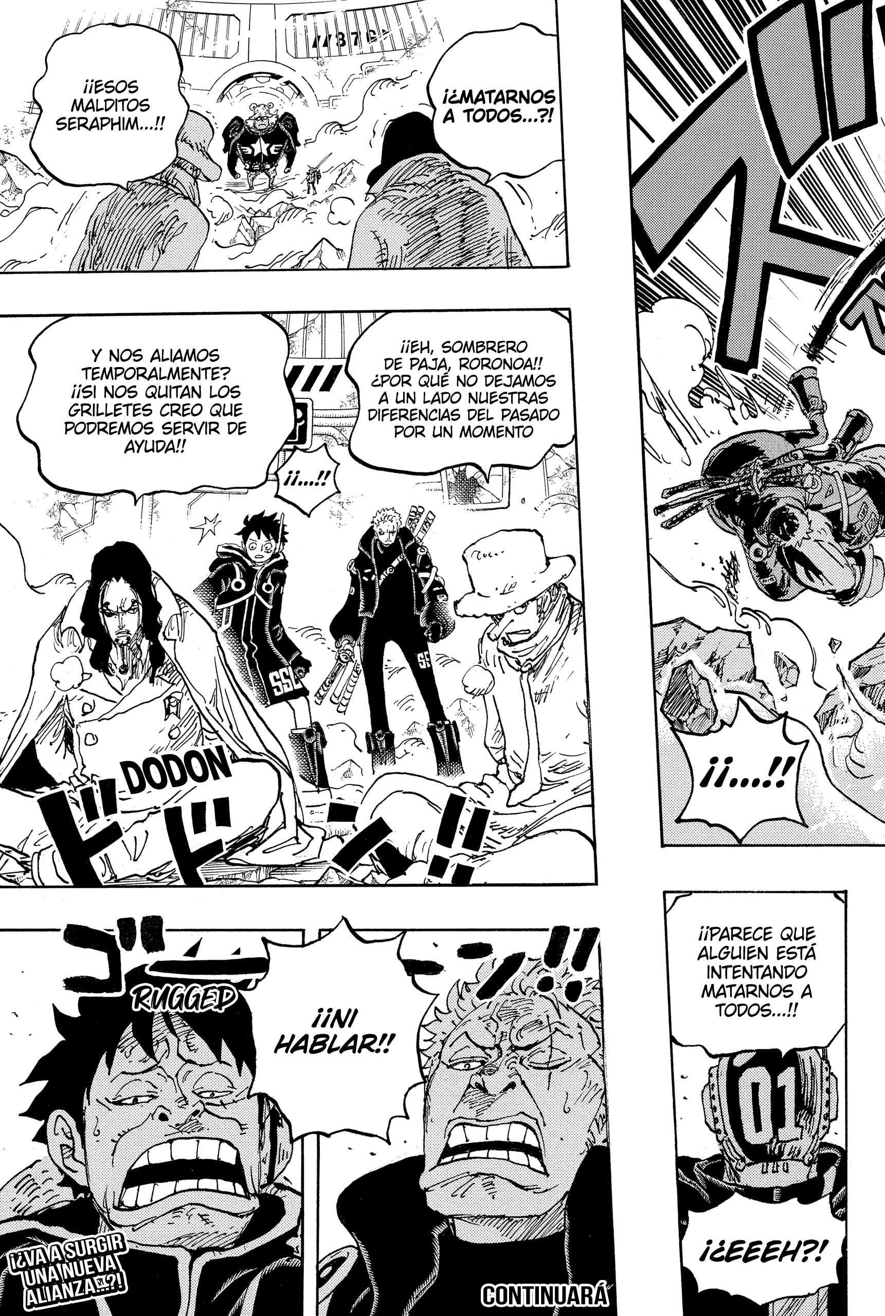 One Piece Capitulo 1075: "LABOPHASE Death Game" página 15