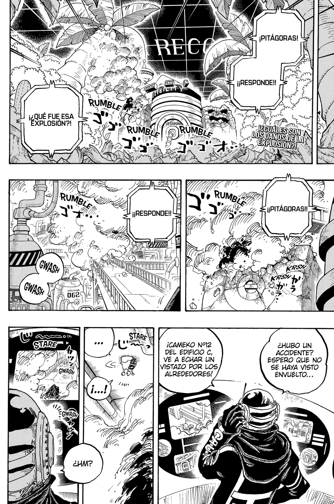 One Piece Capitulo 1075: "LABOPHASE Death Game" página 2