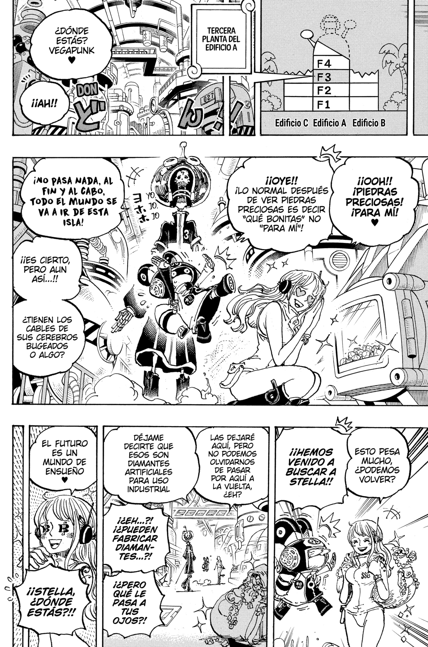 One Piece Capitulo 1075: "LABOPHASE Death Game" página 4