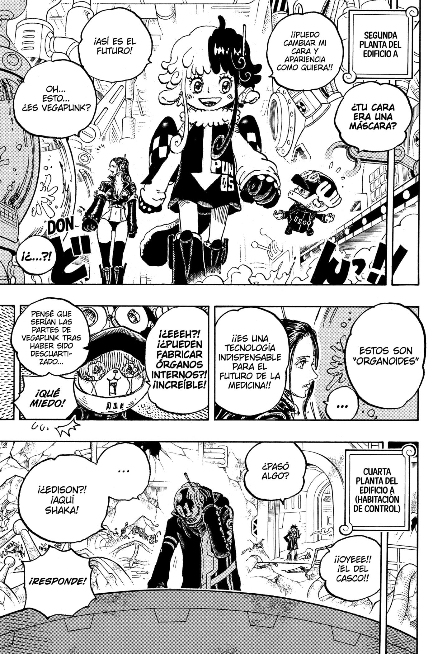 One Piece Capitulo 1075: "LABOPHASE Death Game" página 5