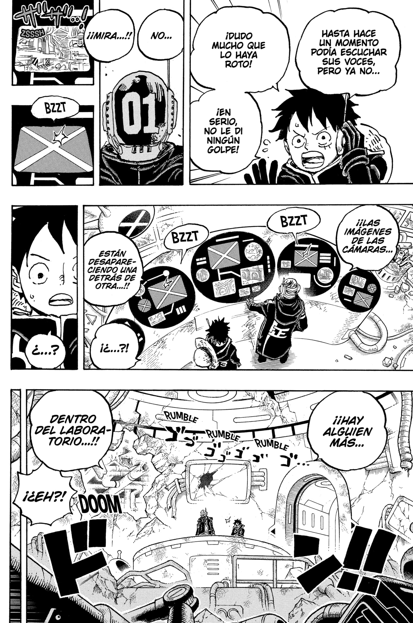 One Piece Capitulo 1075: "LABOPHASE Death Game" página 6