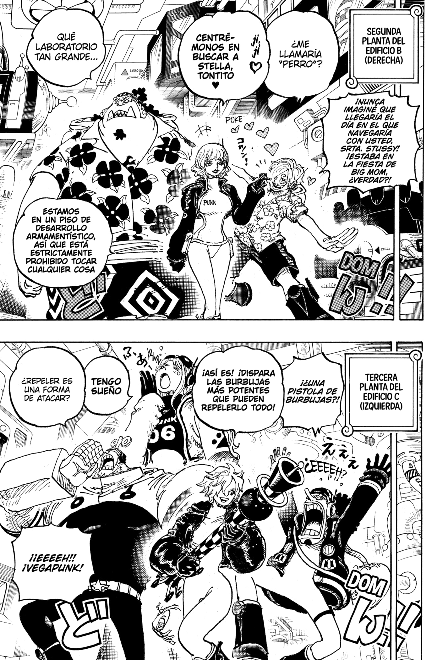 One Piece Capitulo 1075: "LABOPHASE Death Game" página 7
