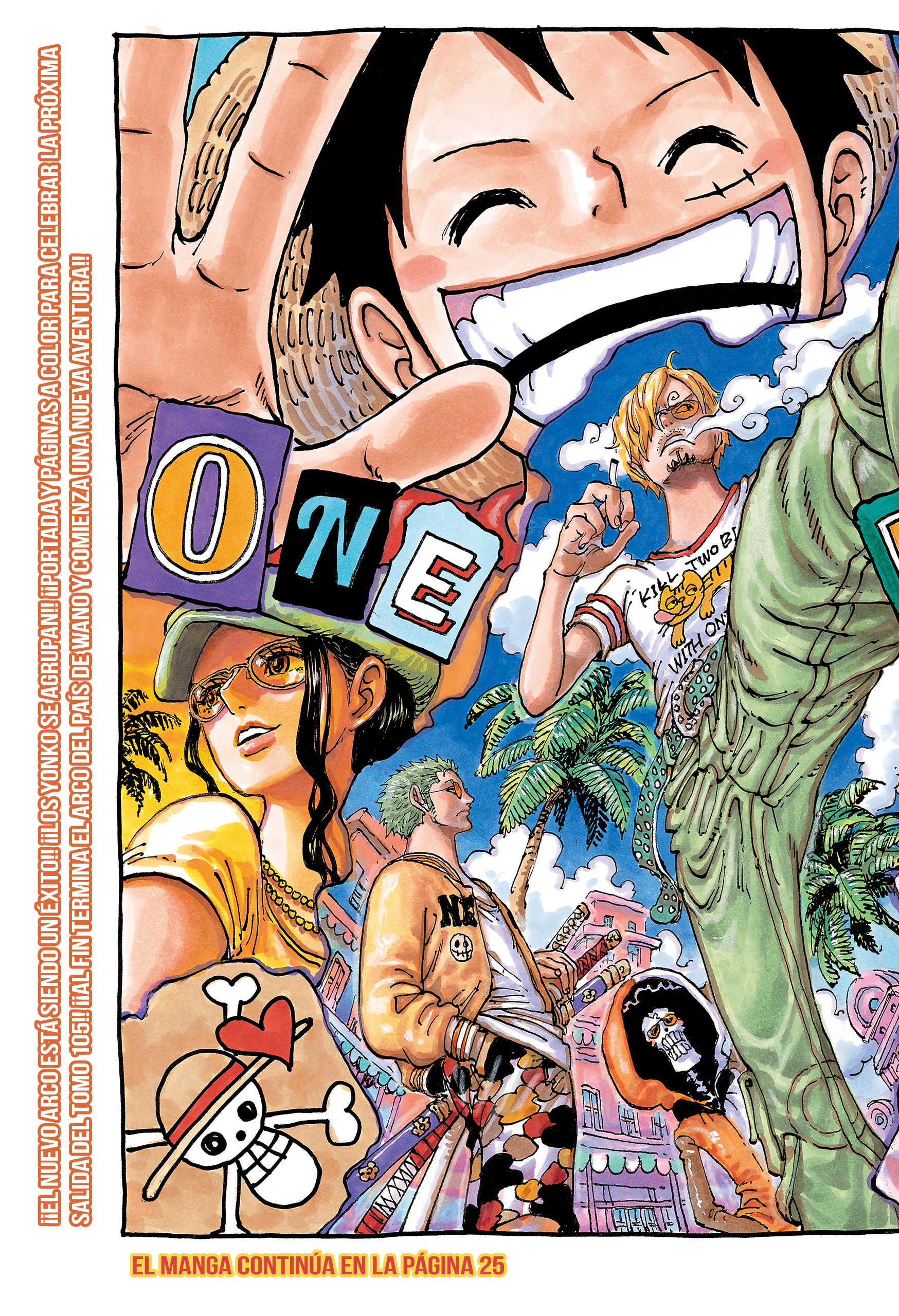 One Piece Capitulo 1076: "Viejos Amigos" página 2