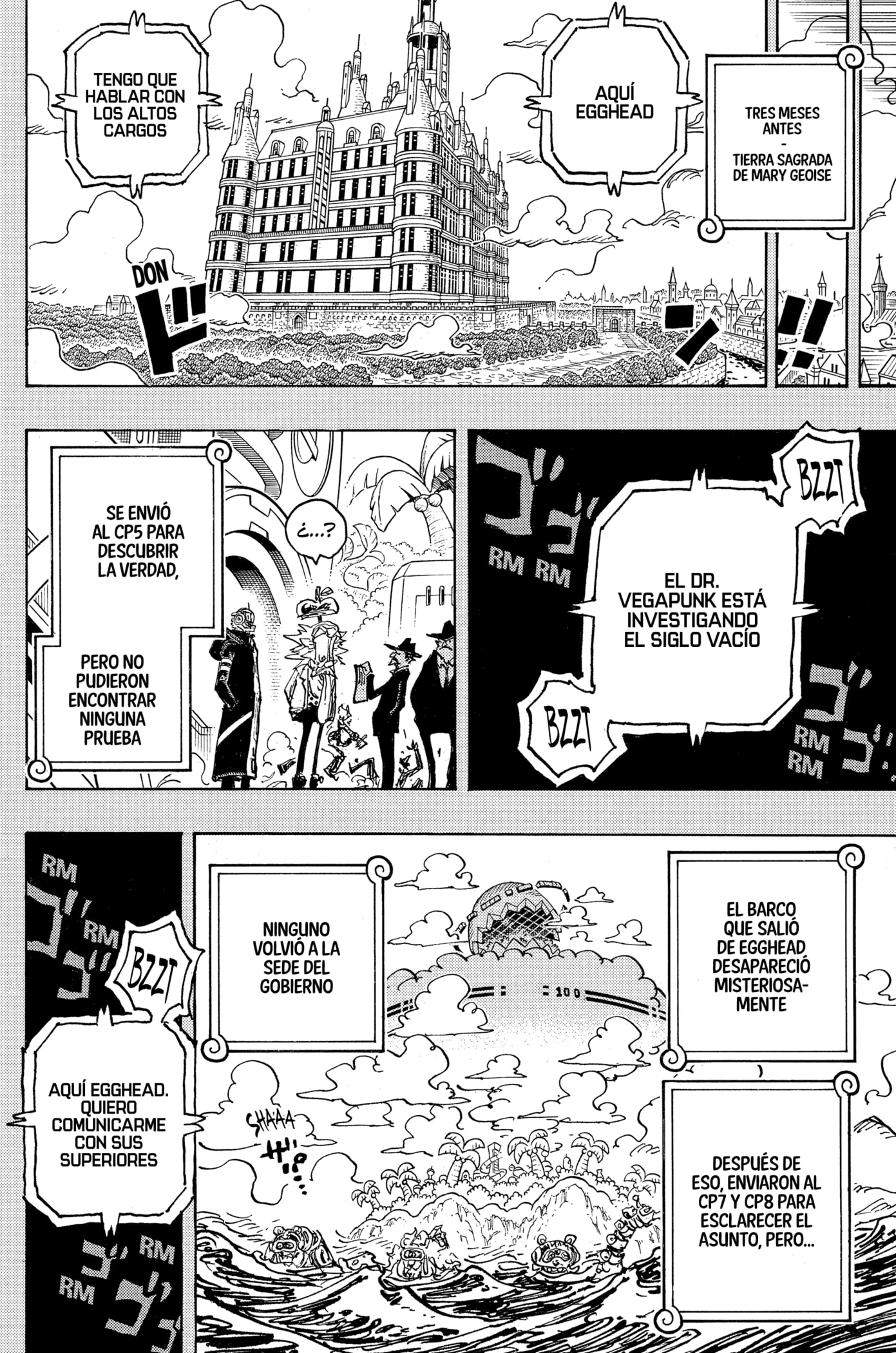 One Piece Capitulo 1078: "Tiempo al Límite para el Escape" página 10