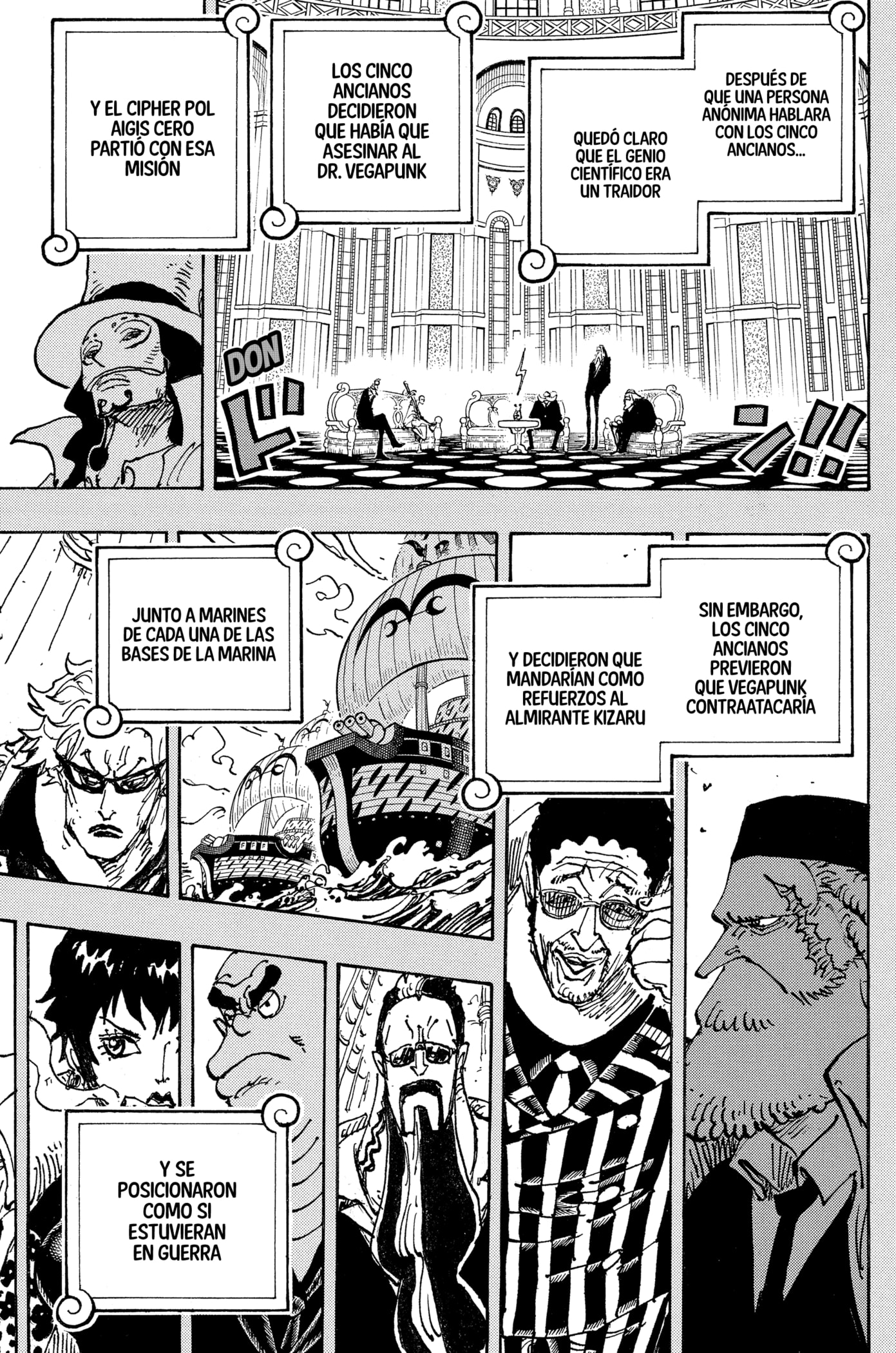 One Piece Capitulo 1078: "Tiempo al Límite para el Escape" página 11