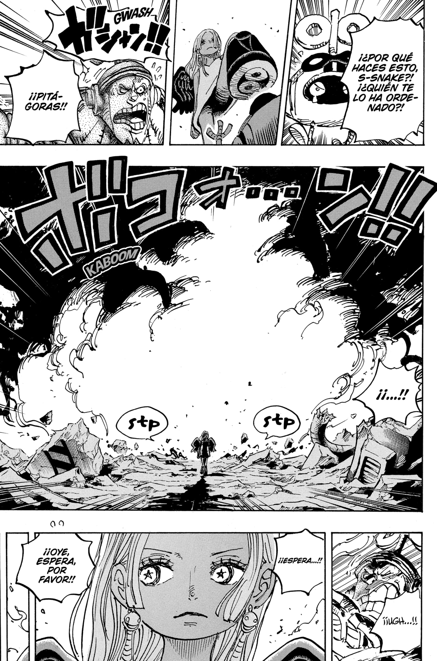 One Piece Capitulo 1078: "Tiempo al Límite para el Escape" página 5
