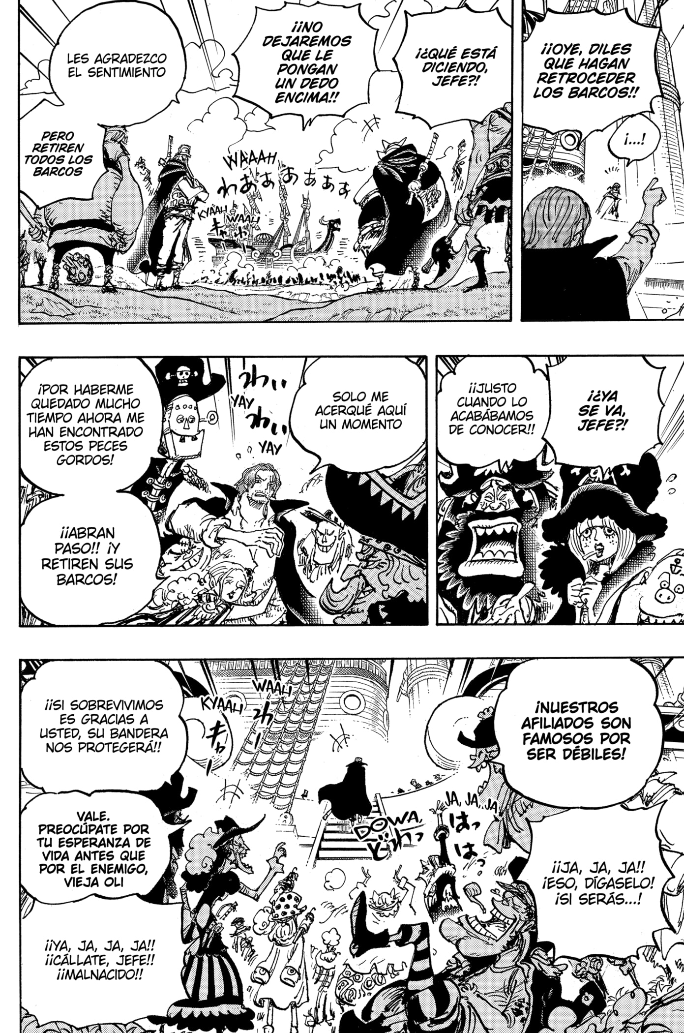 One Piece Capitulo 1079: "Los Piratas del Emperador Pelirrojo" página 6