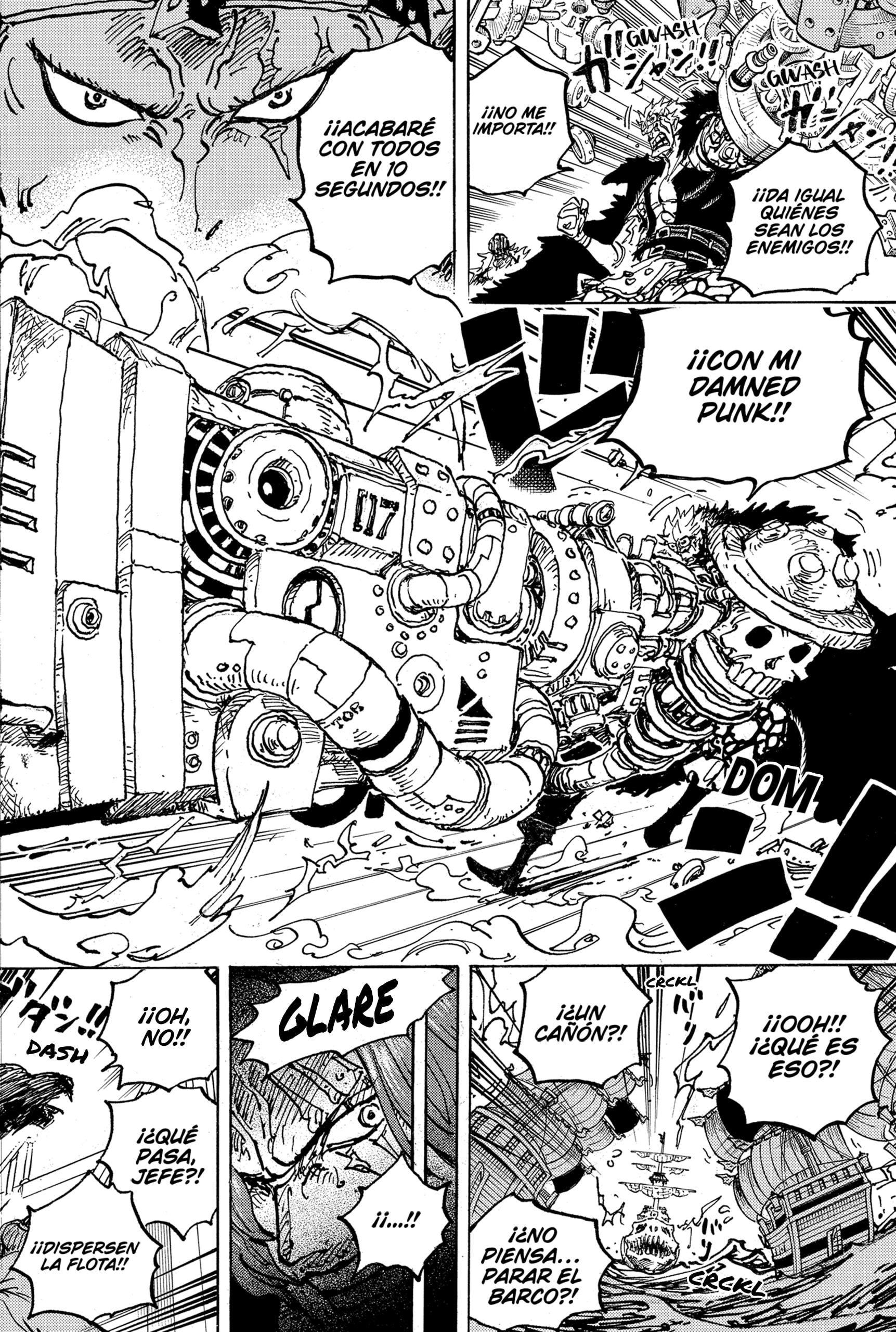 One Piece Capitulo 1079: "Los Piratas del Emperador Pelirrojo" página 8