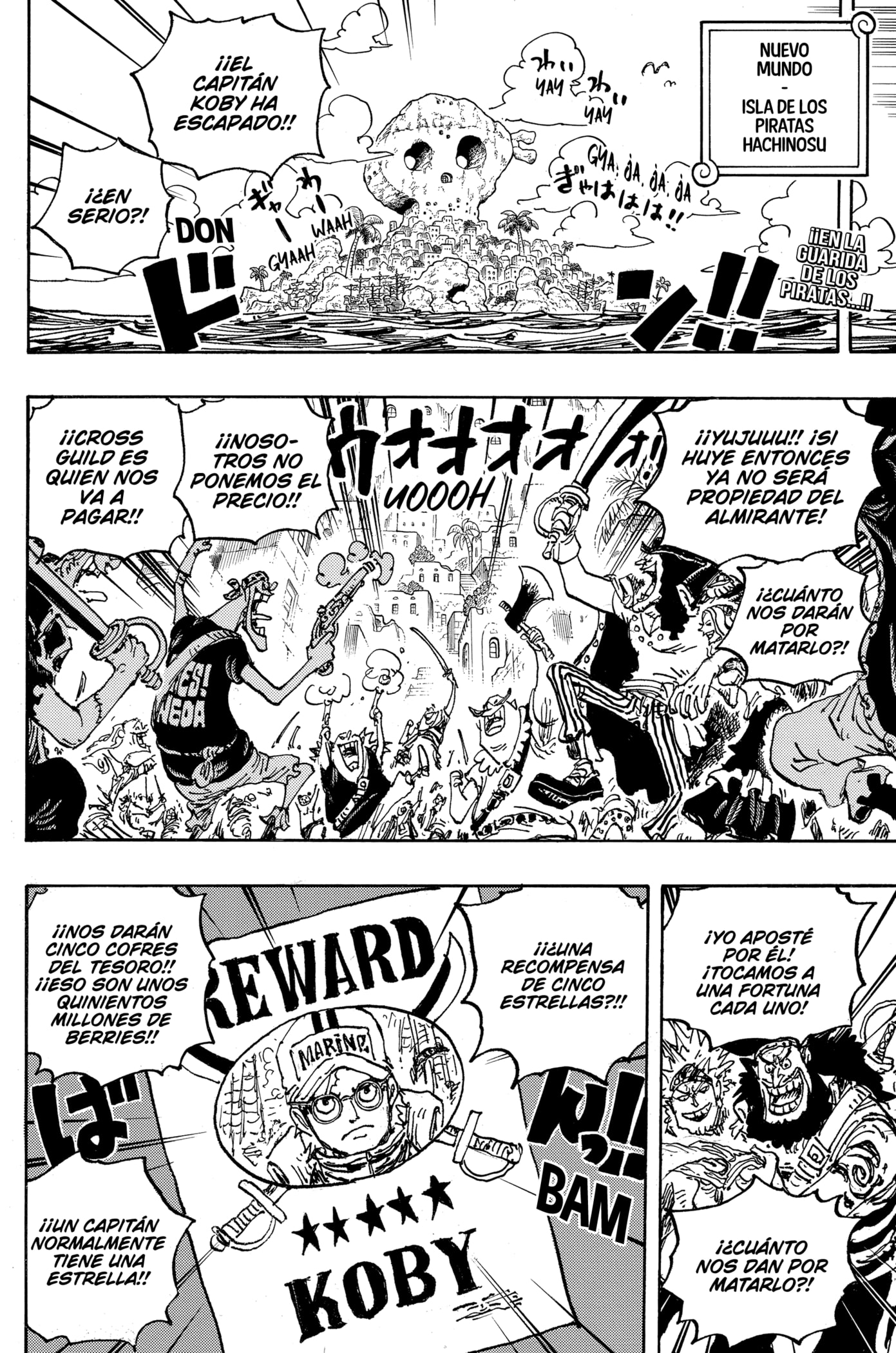 One Piece Capitulo 1080: "El Héroe Legendario" página 2