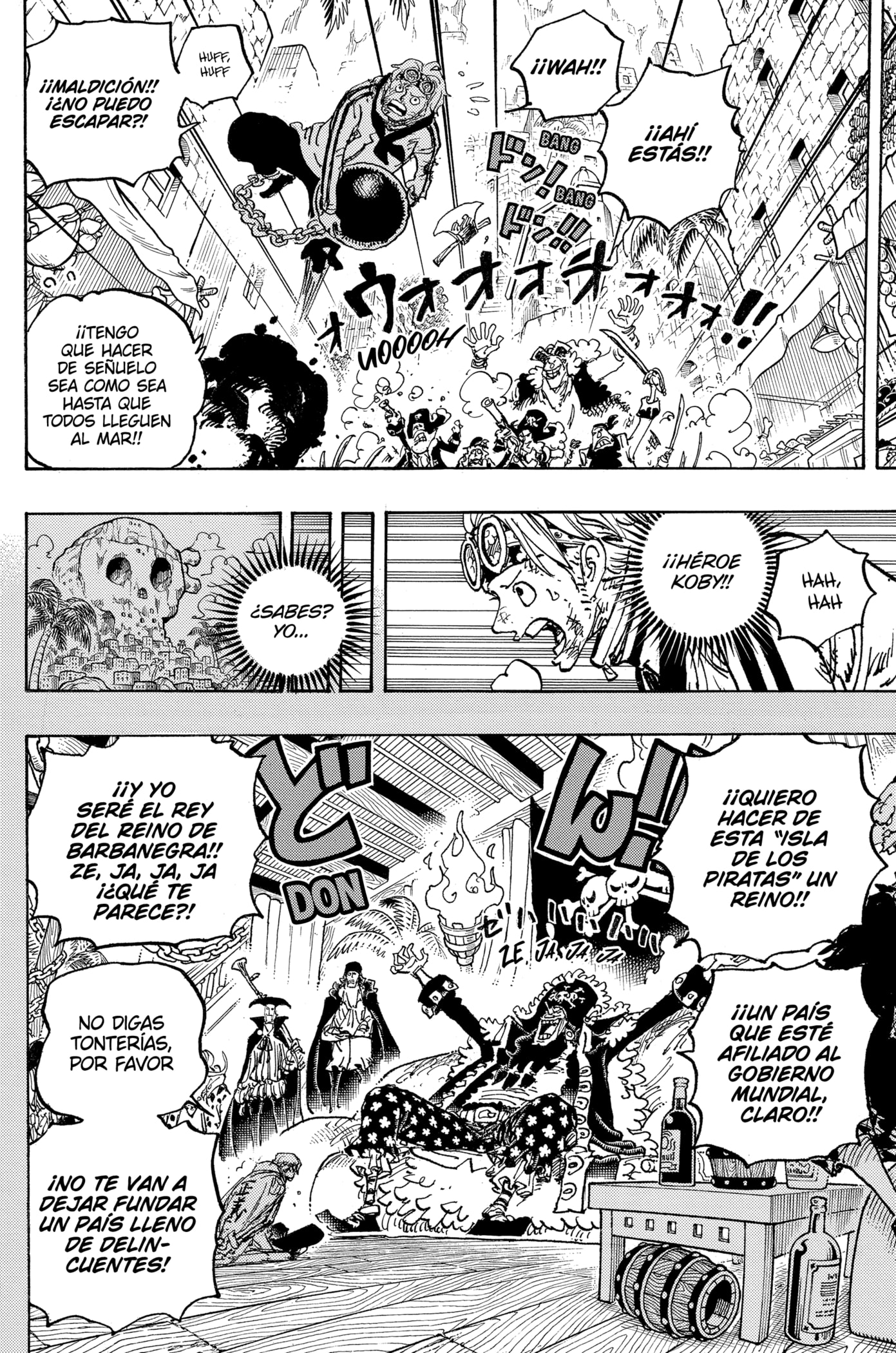 One Piece Capitulo 1080: "El Héroe Legendario" página 6