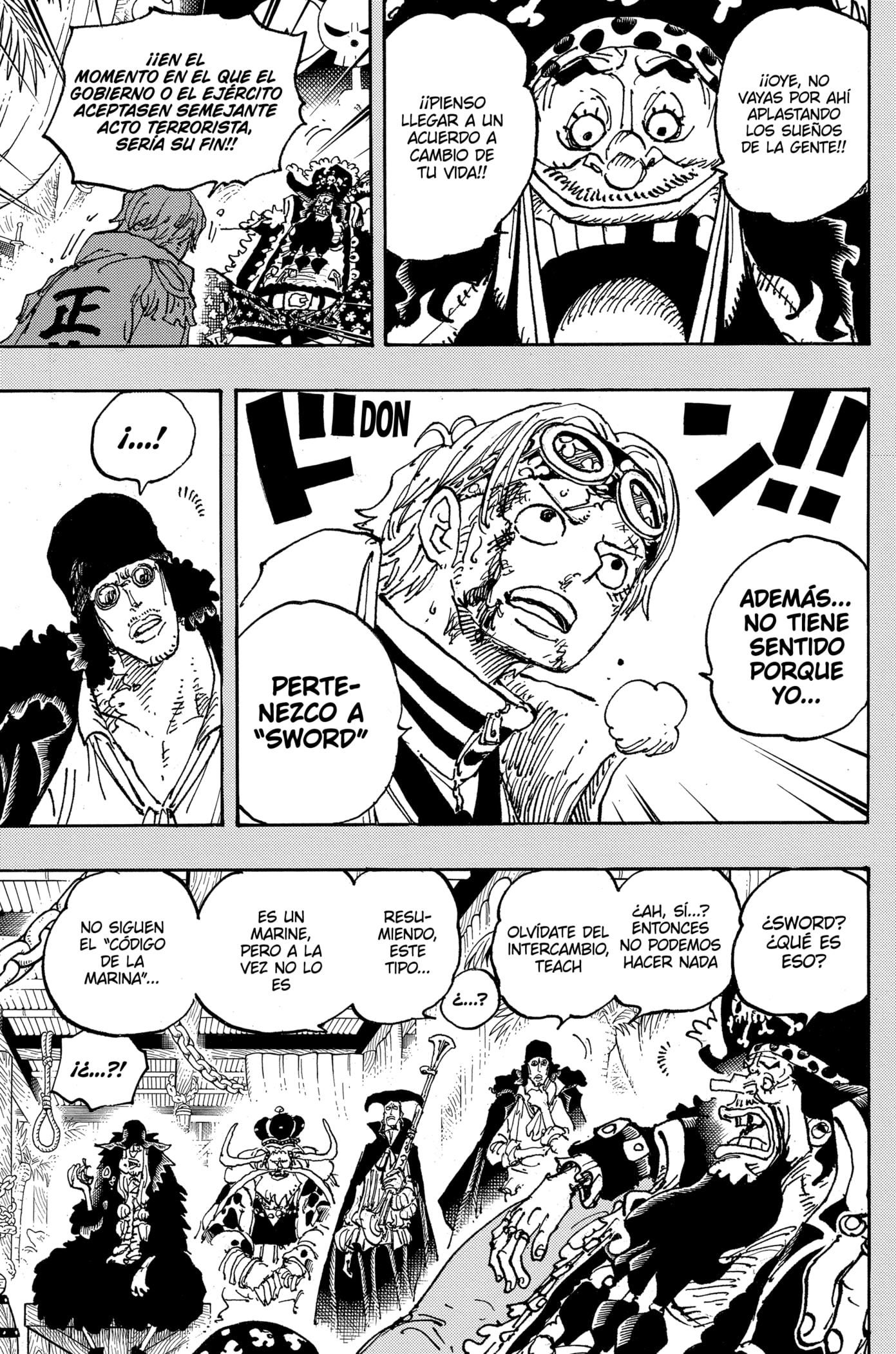 One Piece Capitulo 1080: "El Héroe Legendario" página 7
