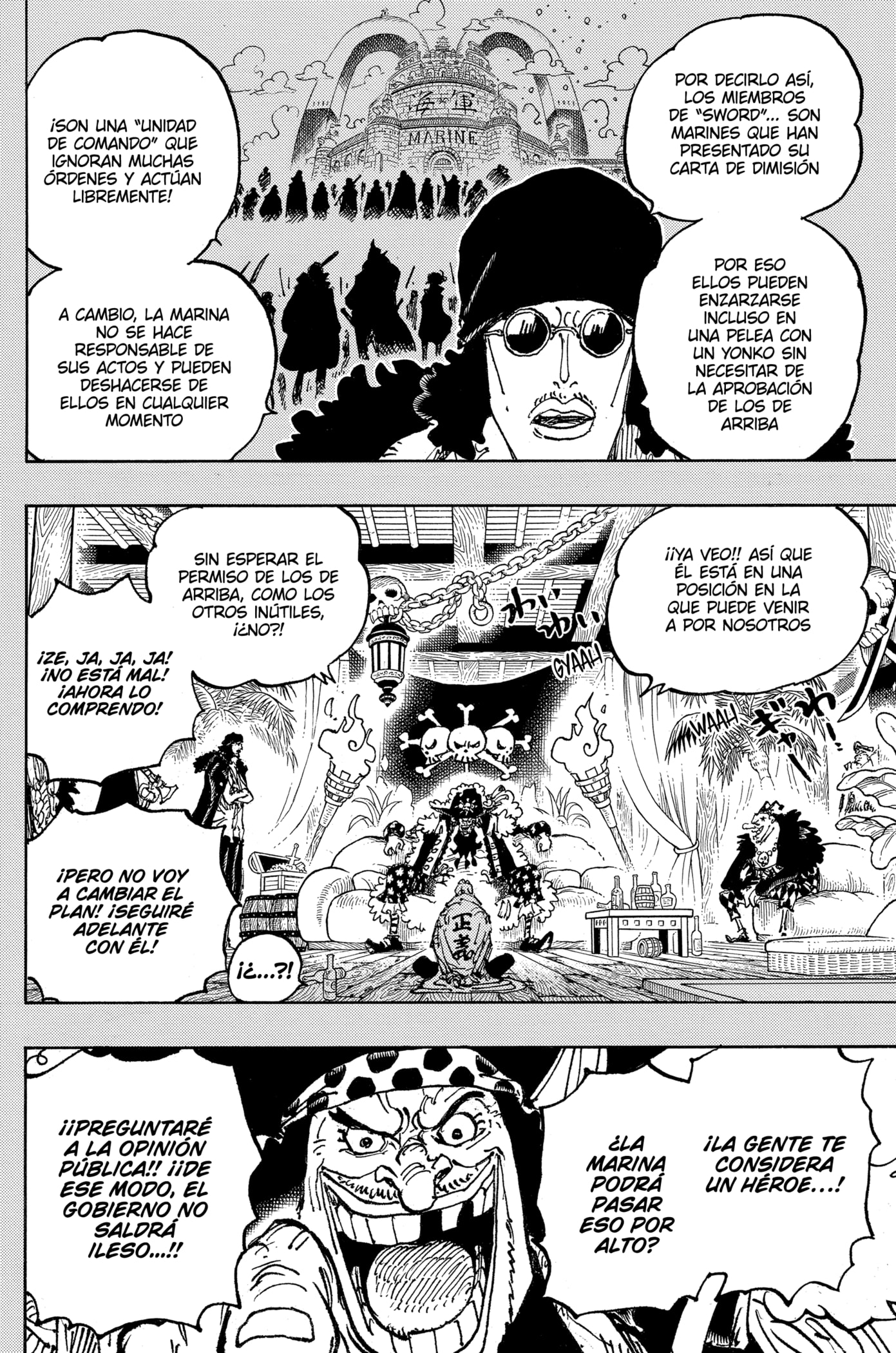 One Piece Capitulo 1080: "El Héroe Legendario" página 8