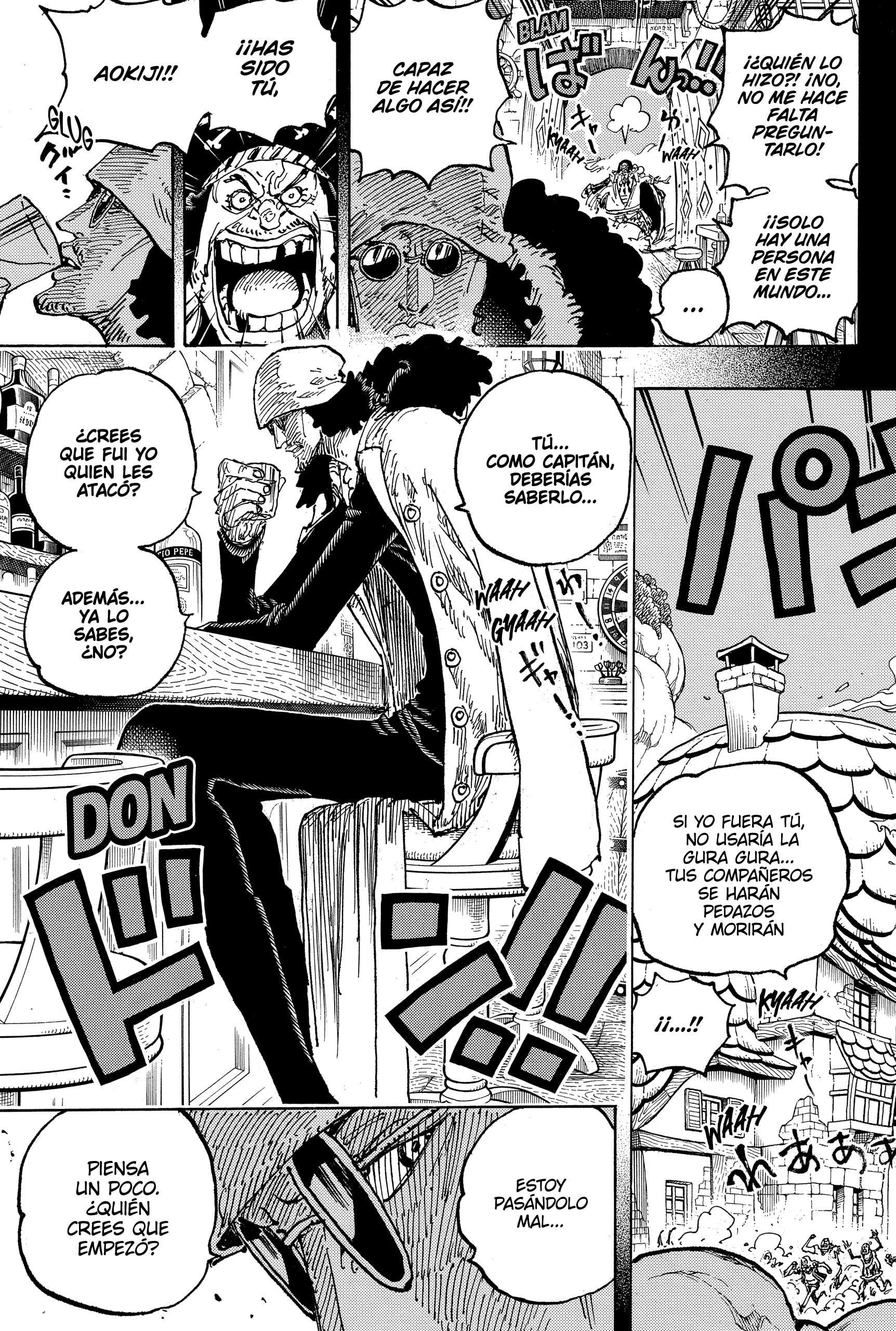 One Piece Capitulo 1081: "Kuzan, el décimo Capitán de los Piratas de Barbanegra" página 10
