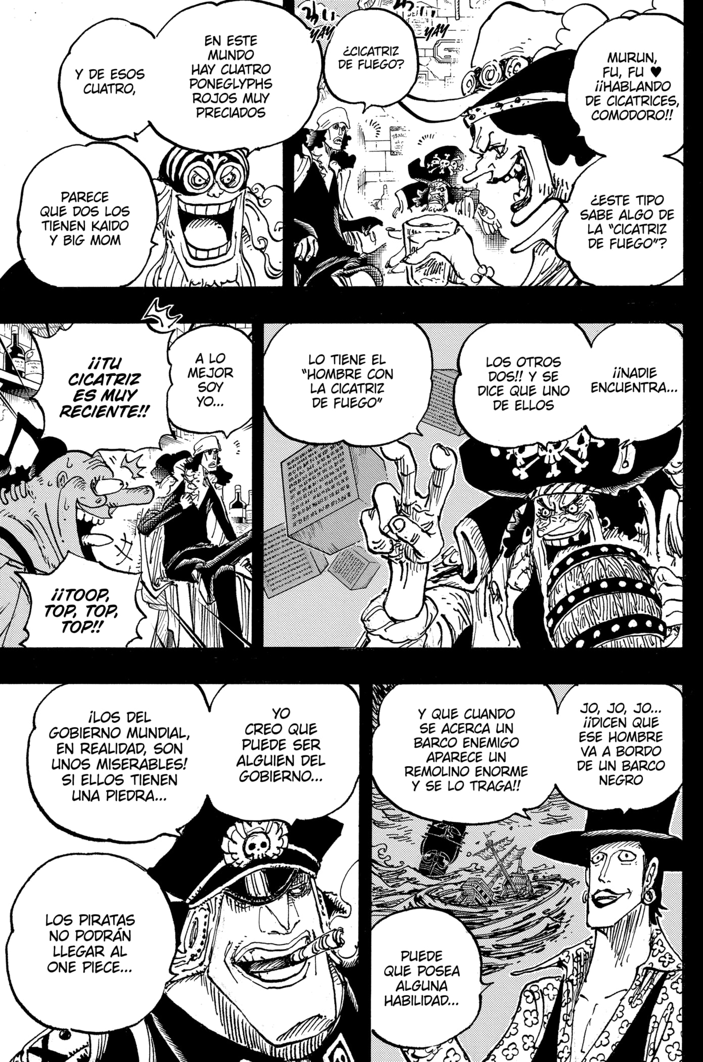 One Piece Capitulo 1081: "Kuzan, el décimo Capitán de los Piratas de Barbanegra" página 12