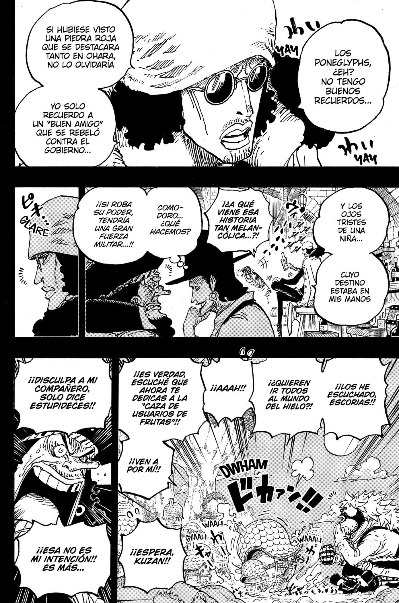 One Piece Capitulo 1081: "Kuzan, el décimo Capitán de los Piratas de Barbanegra" página 13
