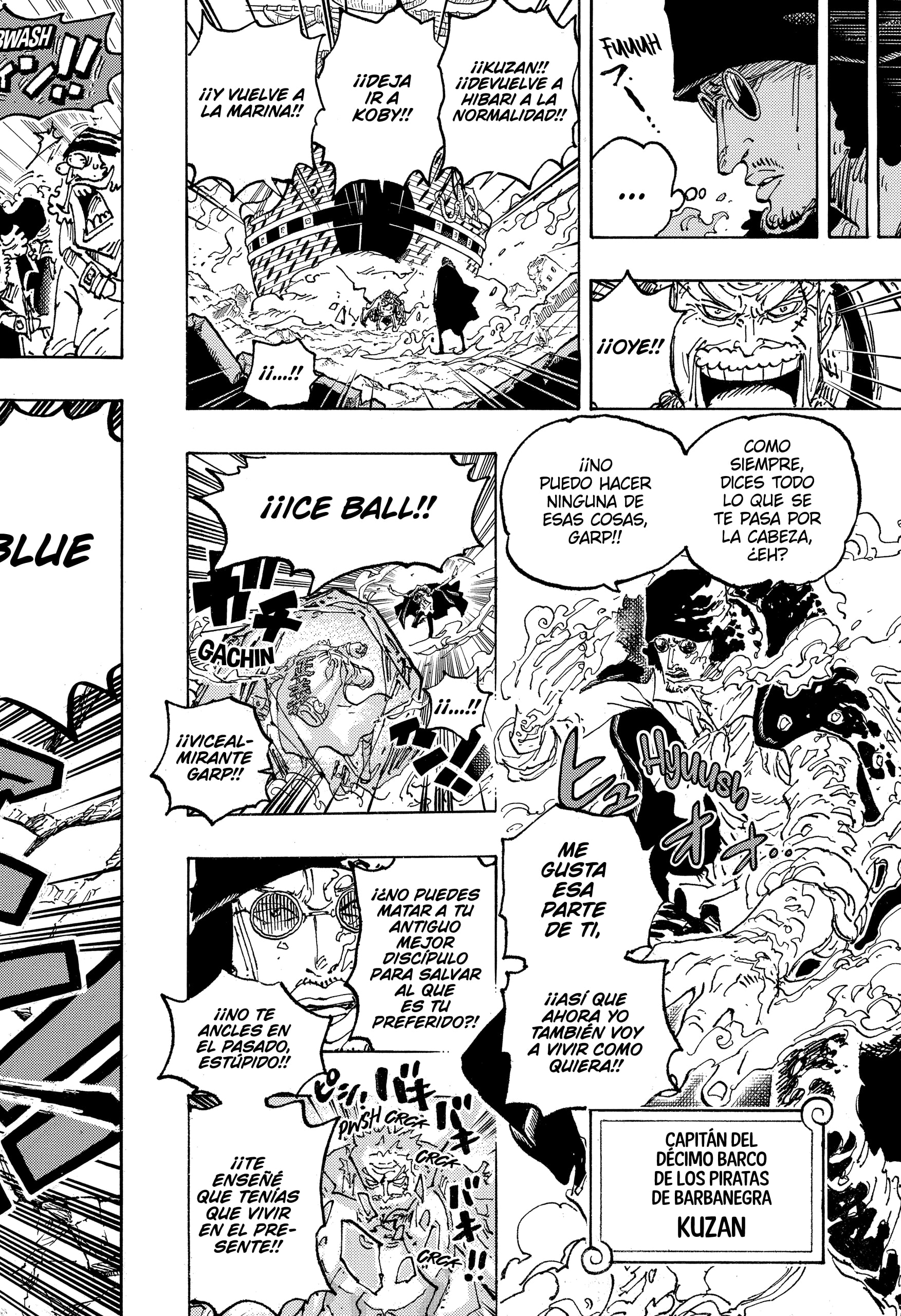One Piece Capitulo 1081: "Kuzan, el décimo Capitán de los Piratas de Barbanegra" página 15