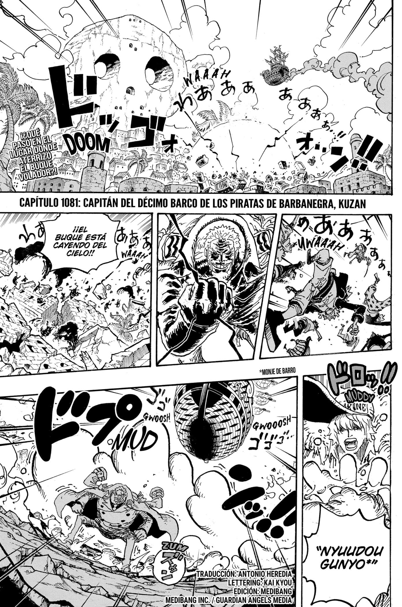 One Piece Capitulo 1081: "Kuzan, el décimo Capitán de los Piratas de Barbanegra" página 4