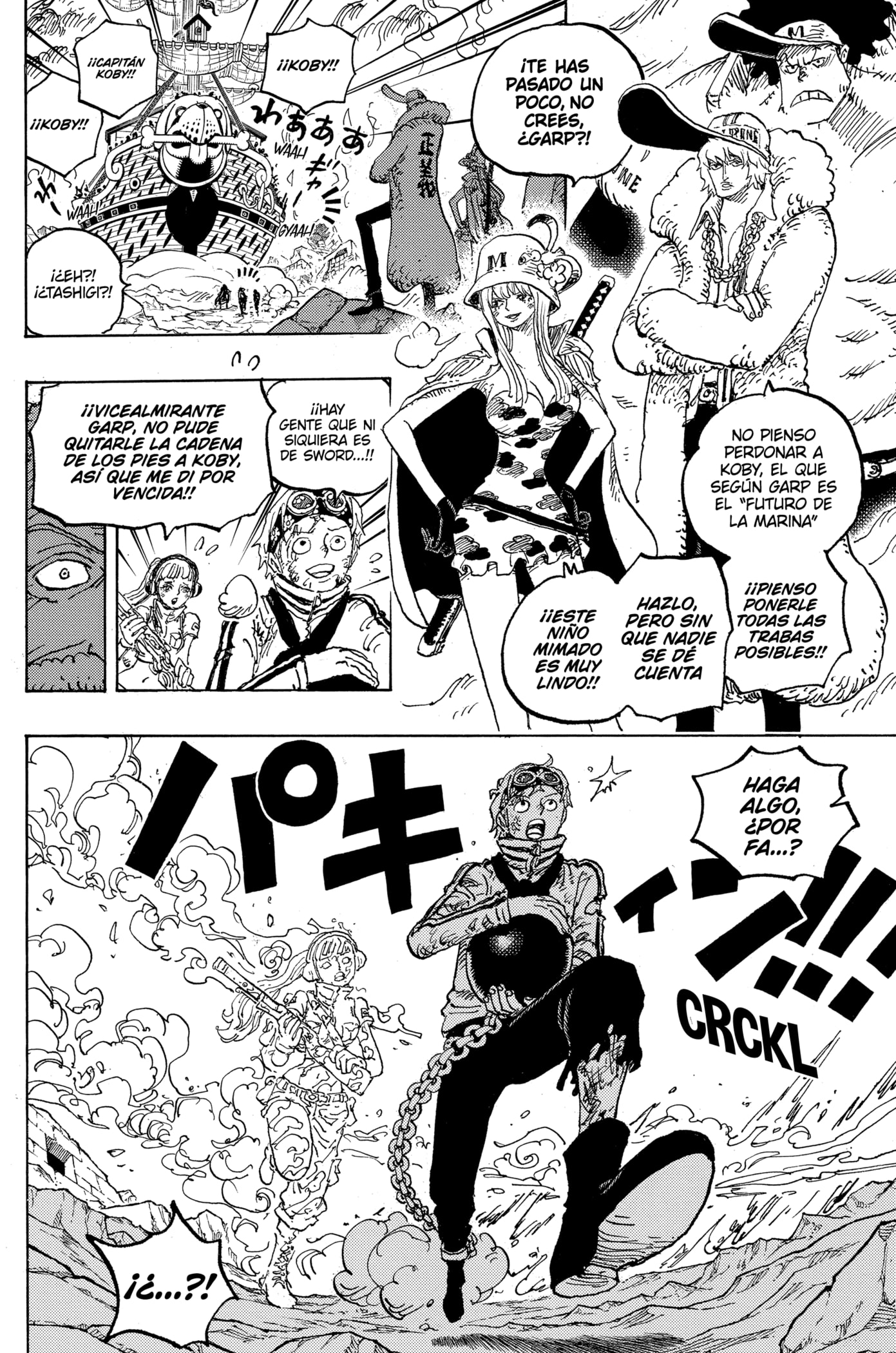 One Piece Capitulo 1081: "Kuzan, el décimo Capitán de los Piratas de Barbanegra" página 7