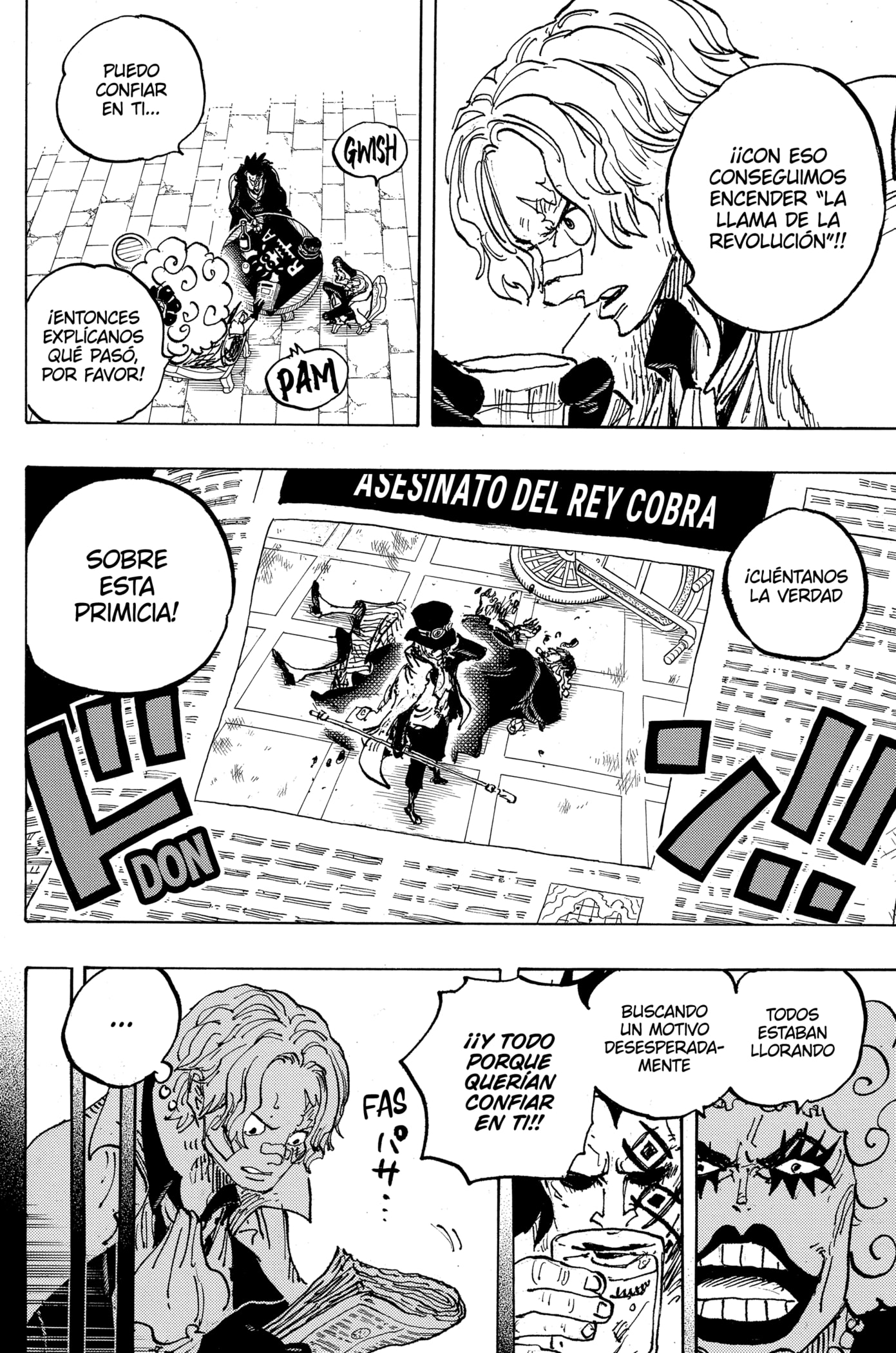 One Piece Capitulo 1083: "La verdad de aquel día" página 6