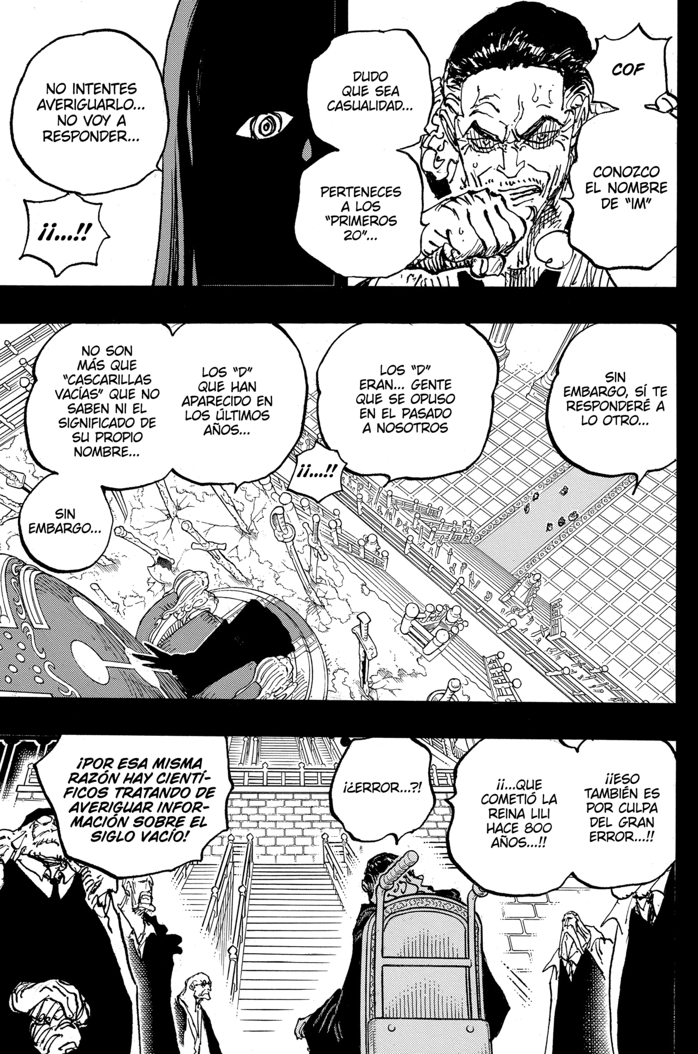 One Piece Capitulo 1085: "La Muerte del Rey Cobra" página 3