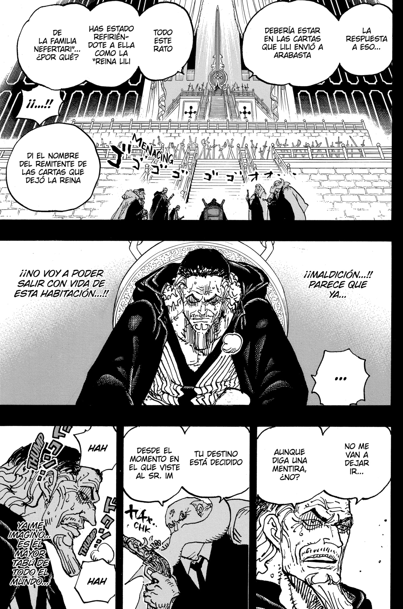 One Piece Capitulo 1085: "La Muerte del Rey Cobra" página 5