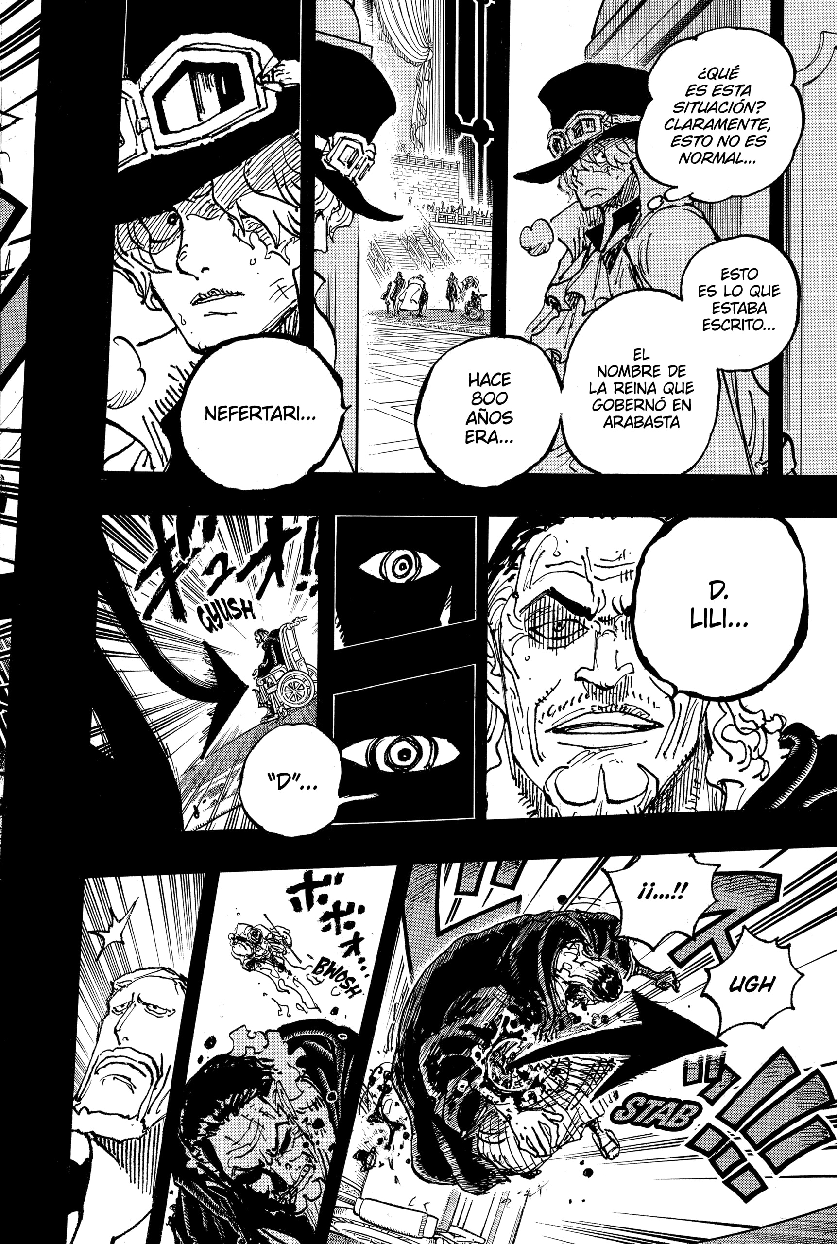 One Piece Capitulo 1085: "La Muerte del Rey Cobra" página 6