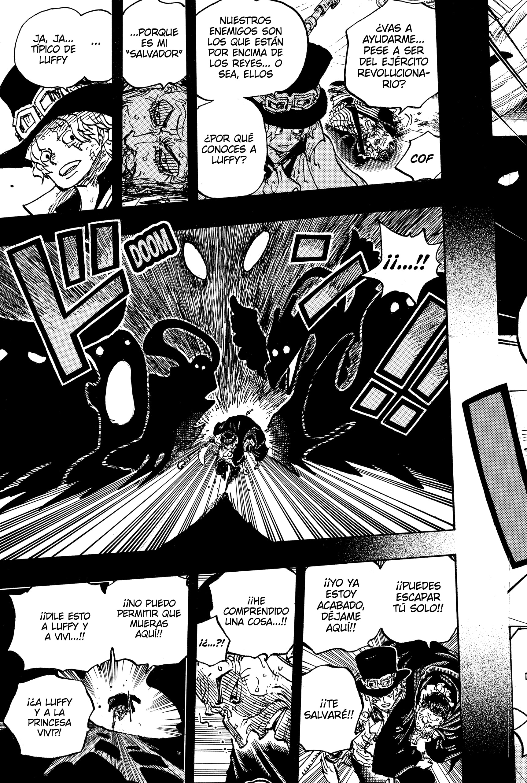 One Piece Capitulo 1085: "La Muerte del Rey Cobra" página 9