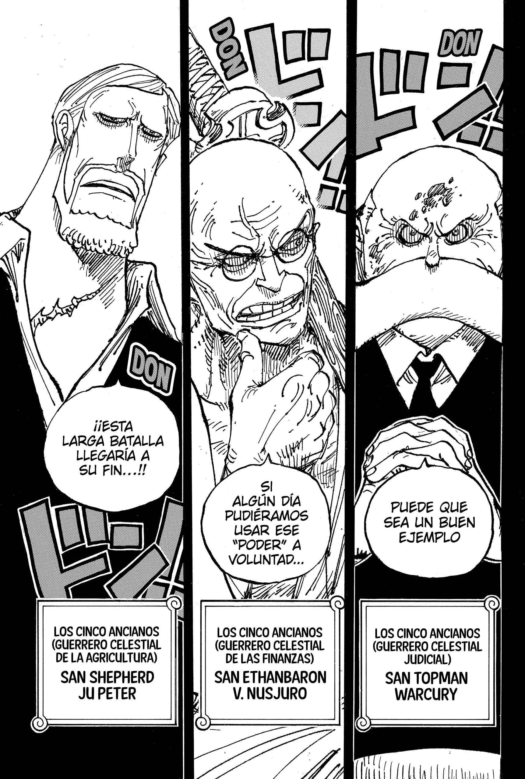 One Piece Capitulo 1086: "Los cinco Ancianos" página 10