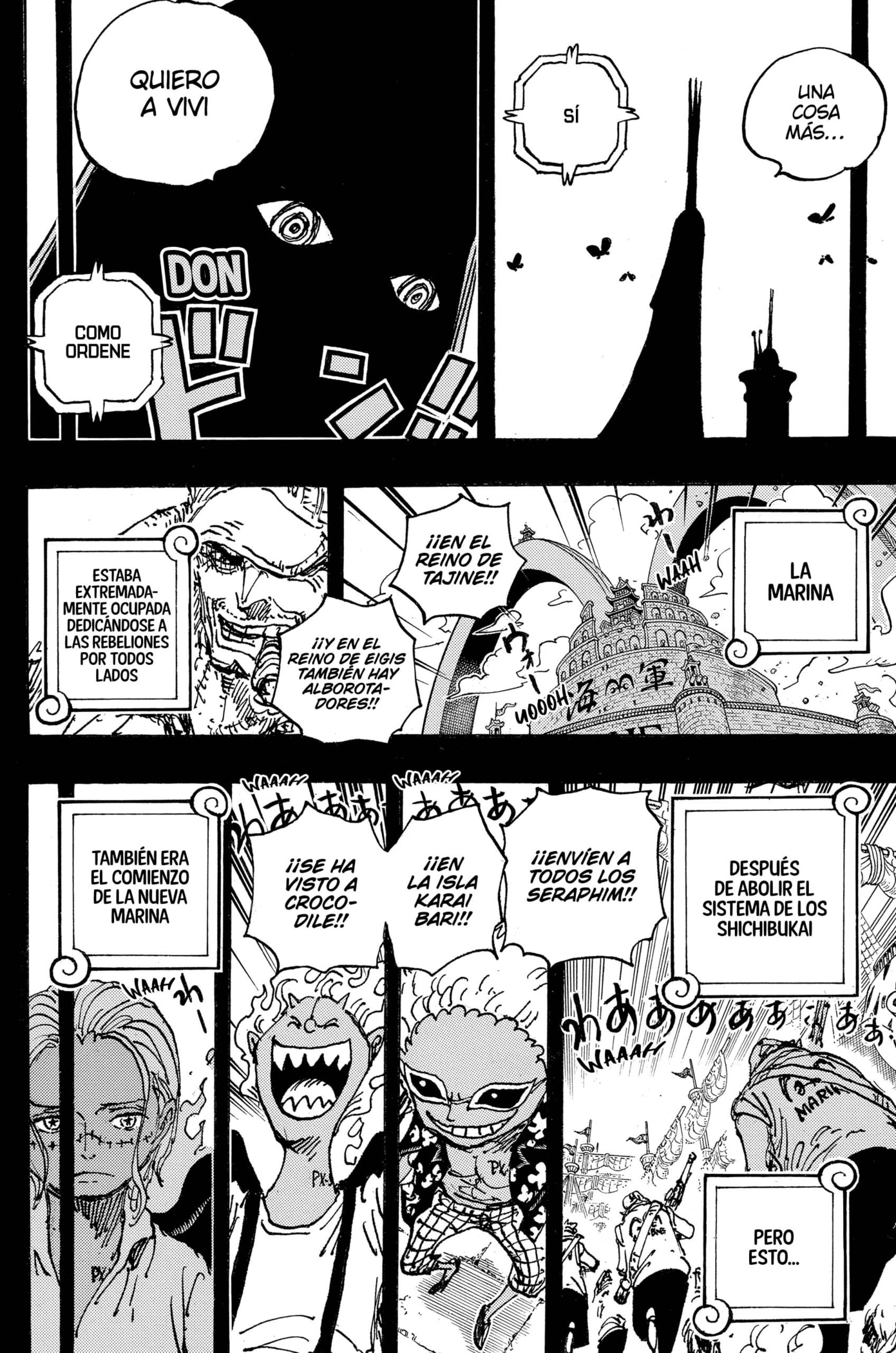 One Piece Capitulo 1086: "Los cinco Ancianos" página 11