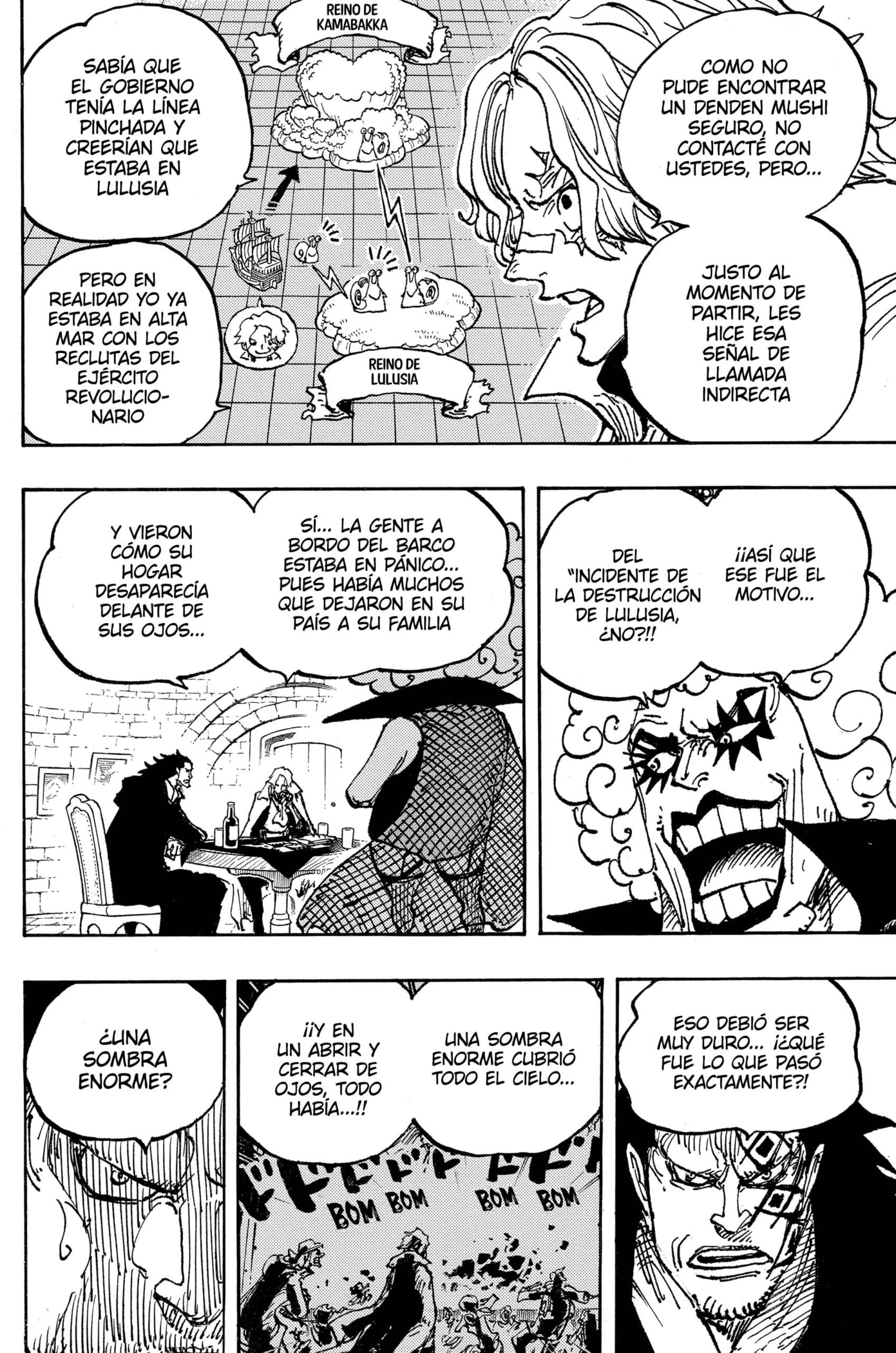 One Piece Capitulo 1086: "Los cinco Ancianos" página 13