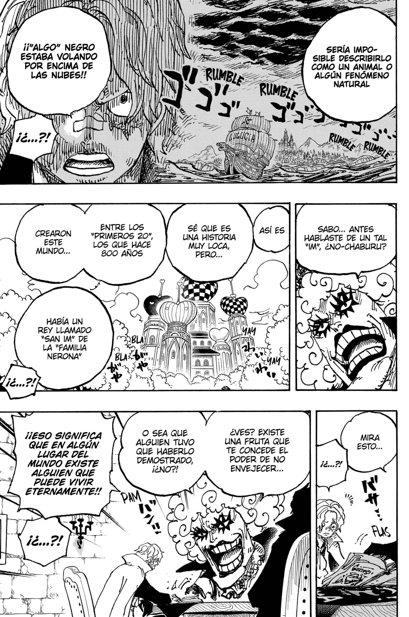 One Piece Capitulo 1086: "Los cinco Ancianos" página 14