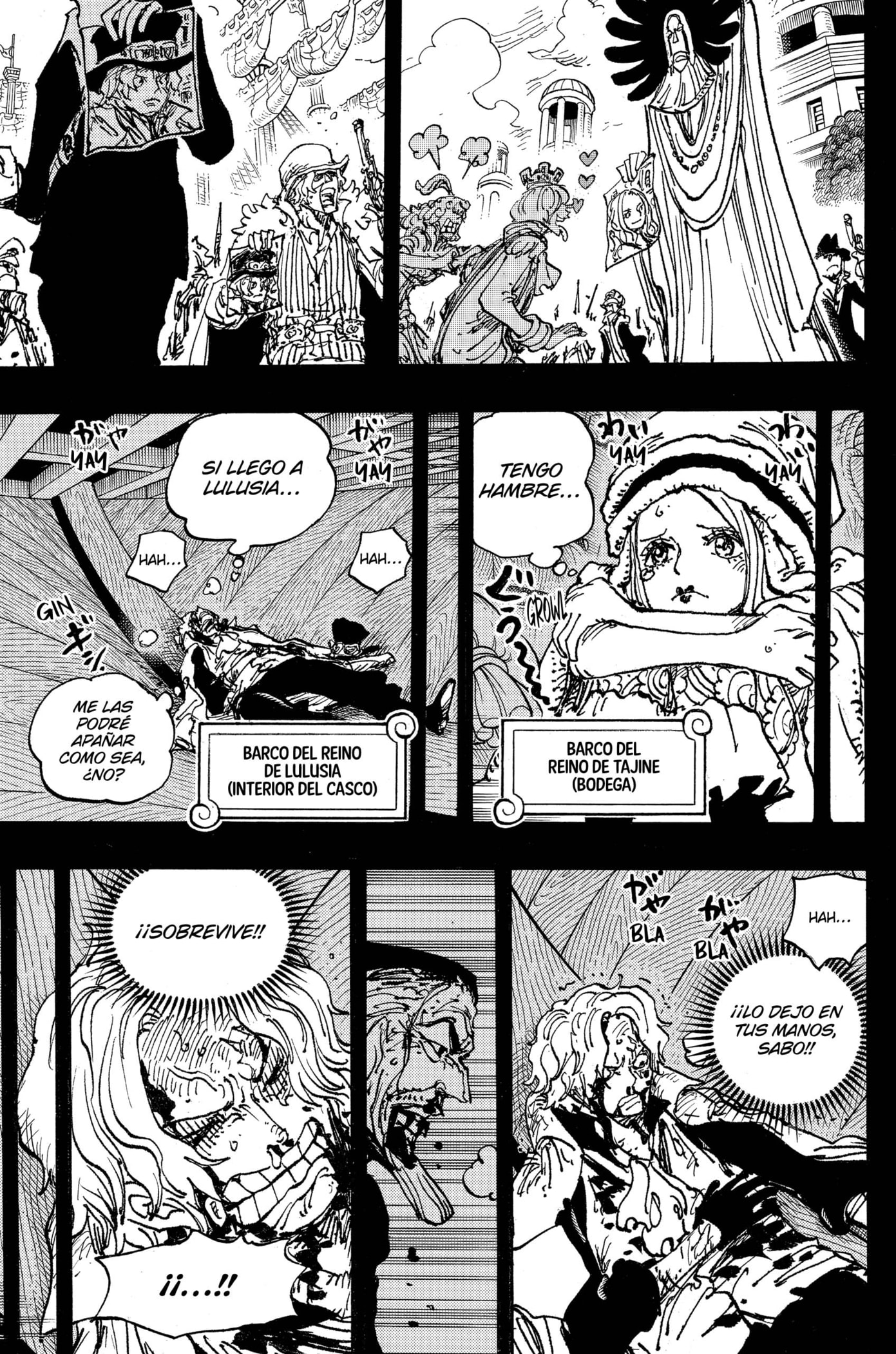 One Piece Capitulo 1086: "Los cinco Ancianos" página 6