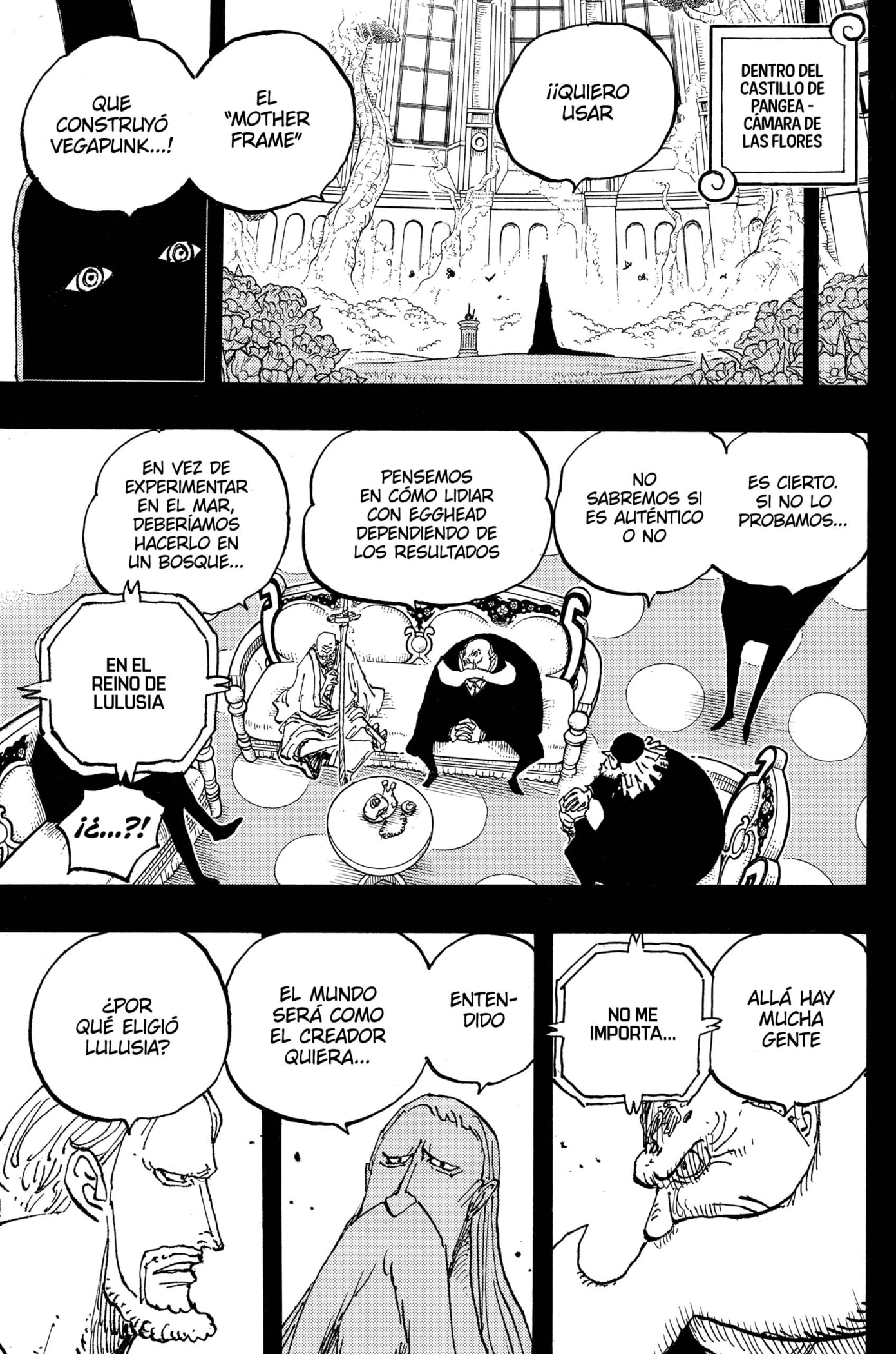 One Piece Capitulo 1086: "Los cinco Ancianos" página 8