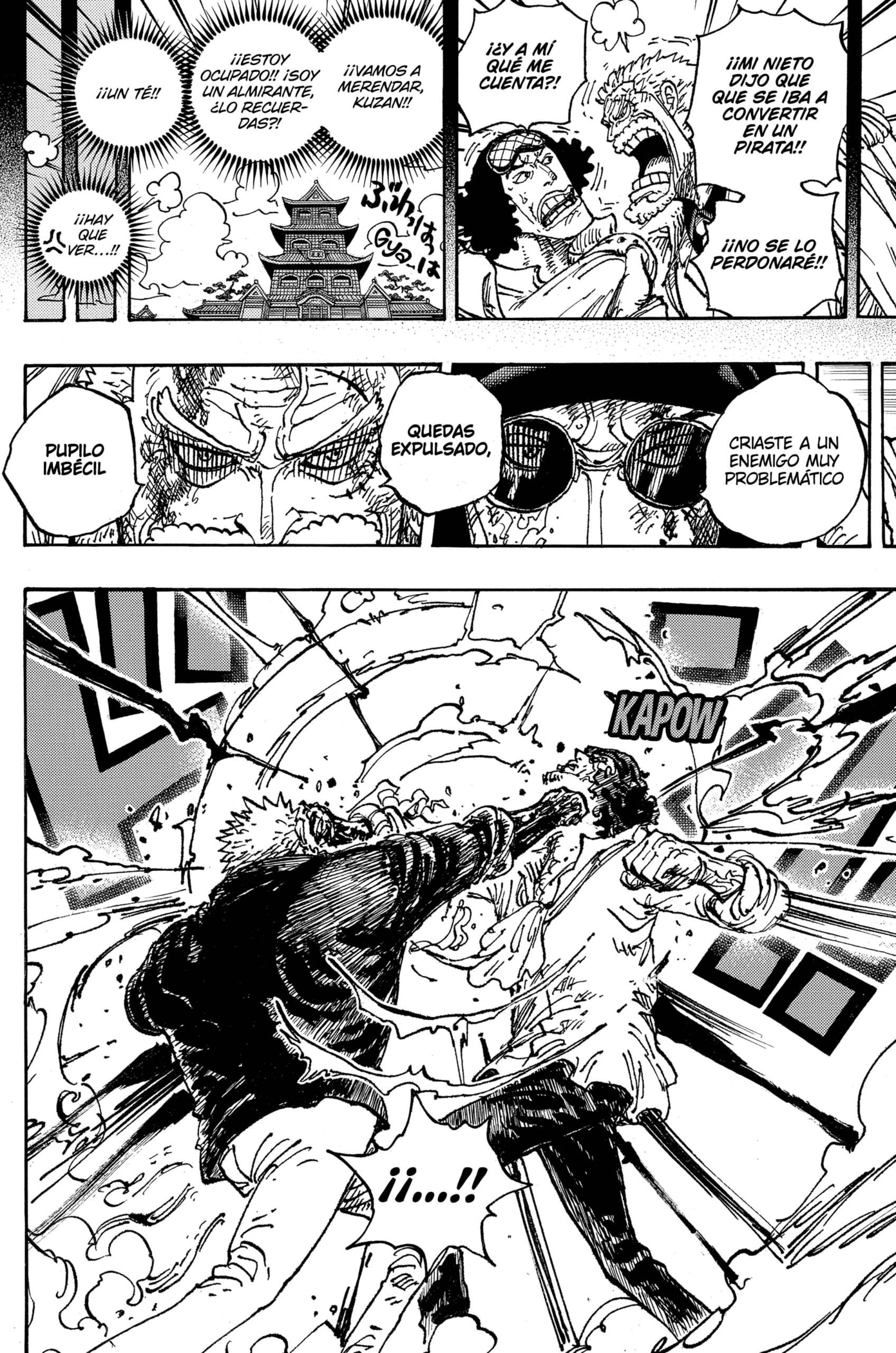 One Piece Capitulo 1087: "Buques de Guerra de Boxeo" página 12