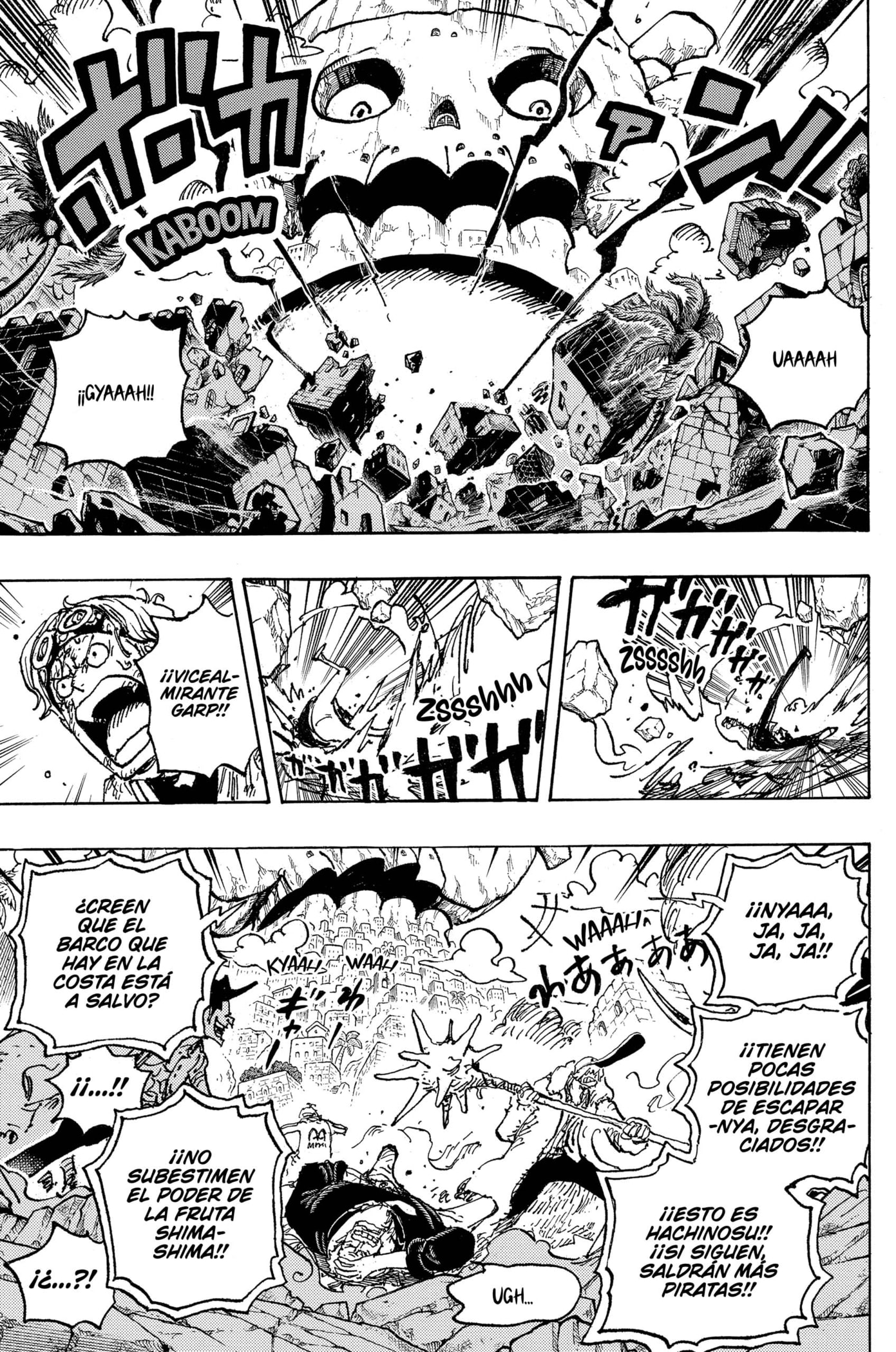 One Piece Capitulo 1087: "Buques de Guerra de Boxeo" página 13
