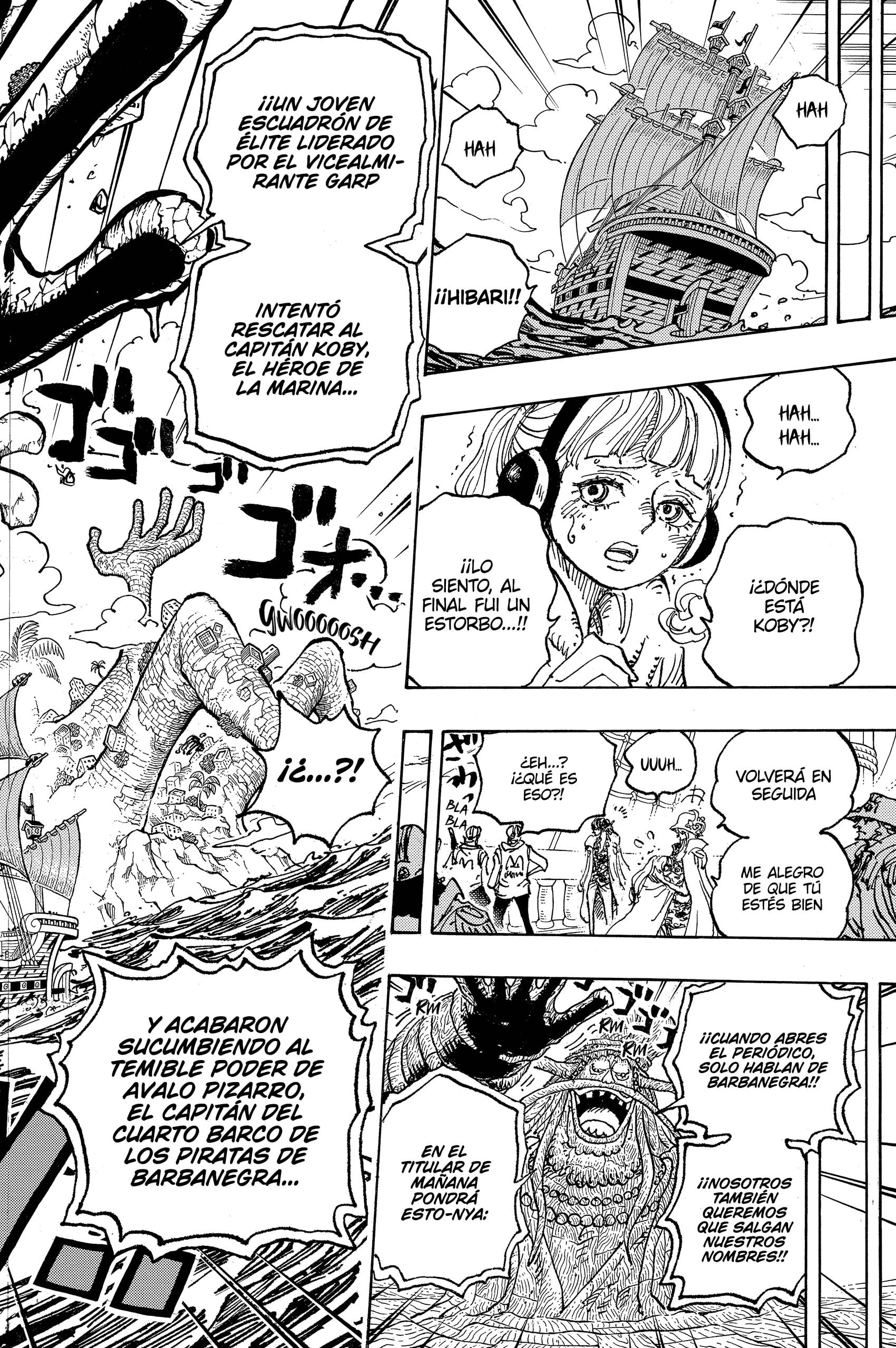 One Piece Capitulo 1087: "Buques de Guerra de Boxeo" página 14
