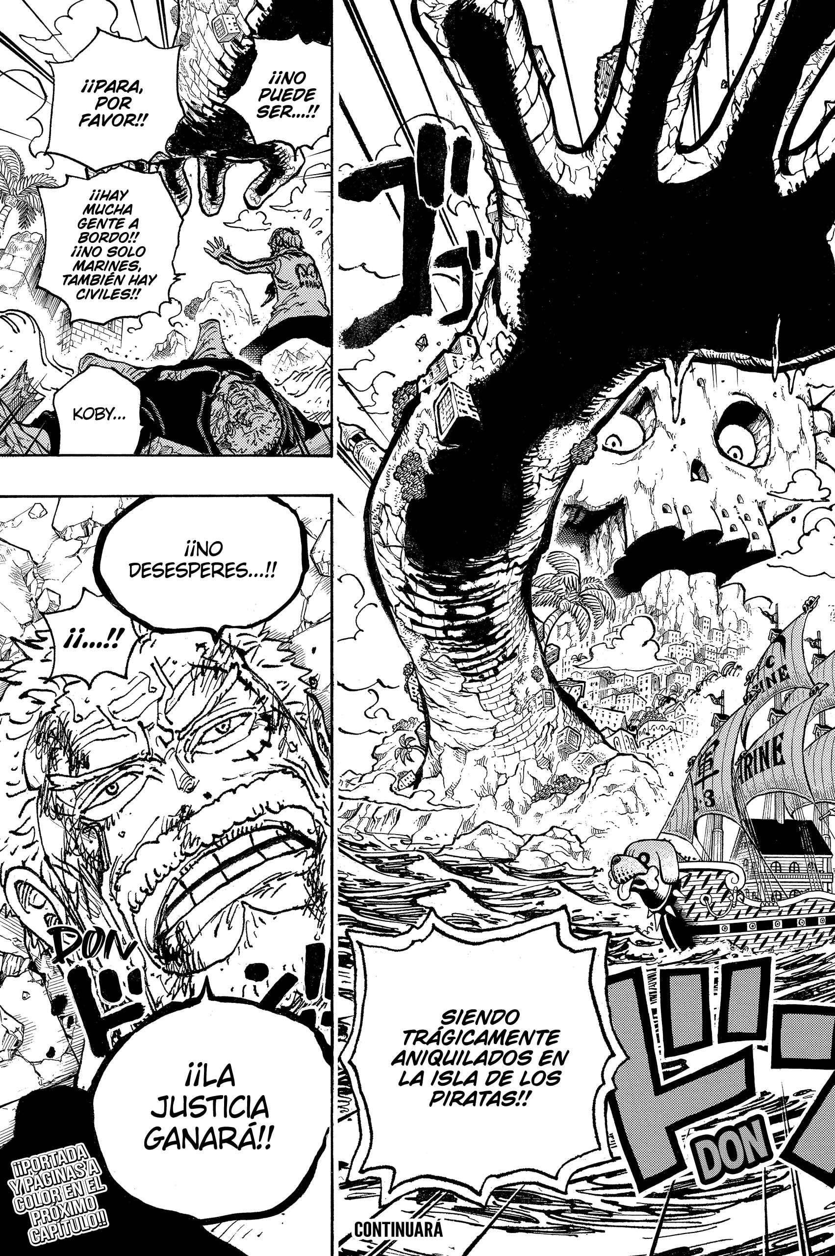 One Piece Capitulo 1087: "Buques de Guerra de Boxeo" página 15
