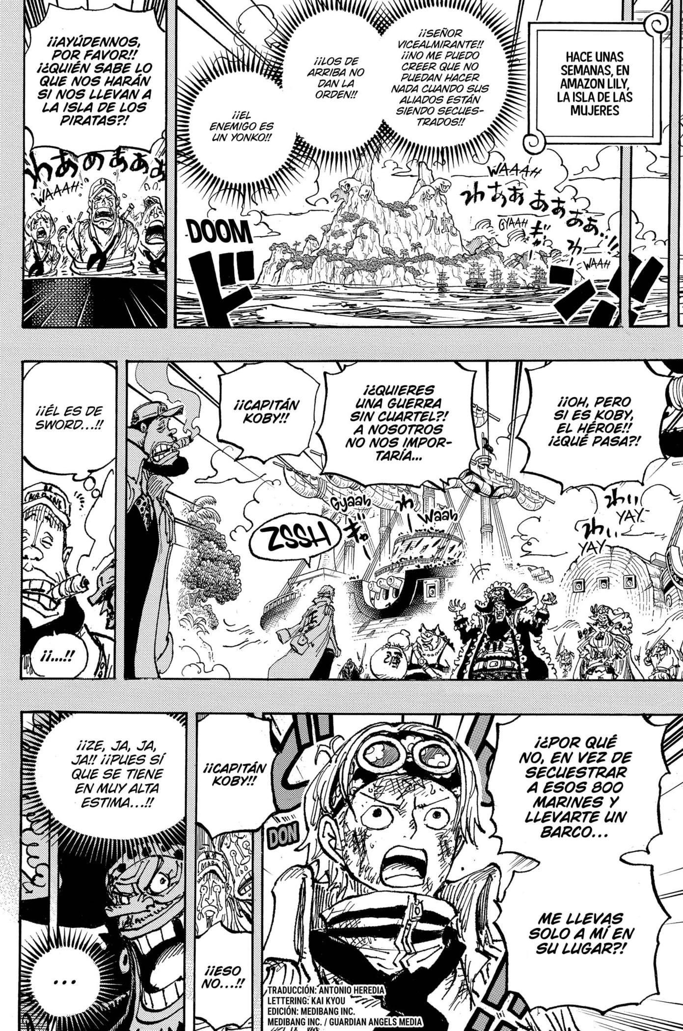 One Piece Capitulo 1088: "La Lección Final" página 5