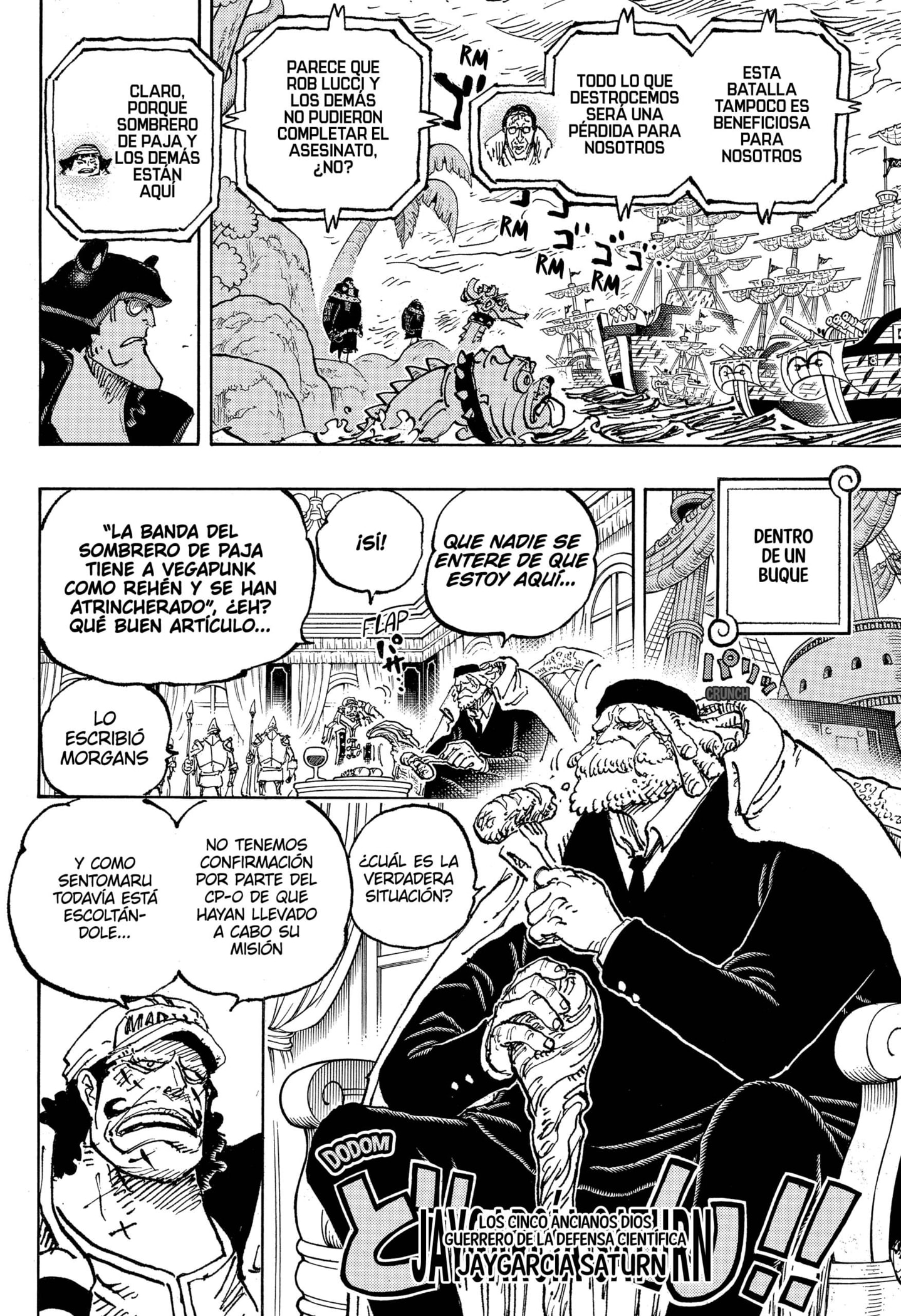 One Piece Capitulo 1089: "El Incidente del Atrincheramiento" página 10