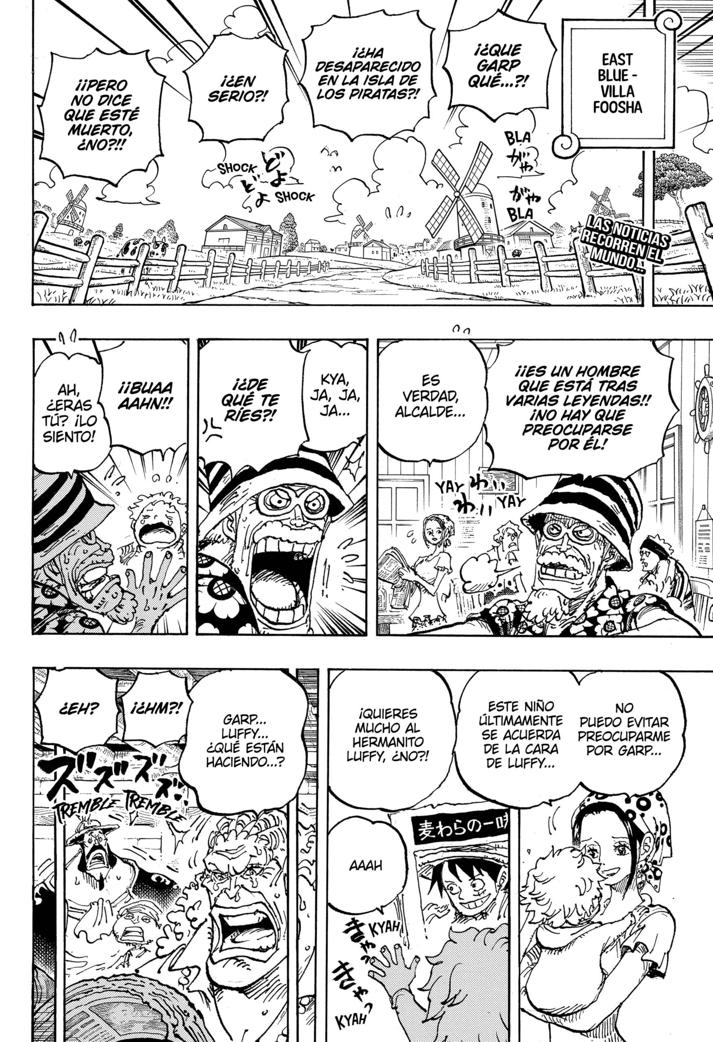 One Piece Capitulo 1089: "El Incidente del Atrincheramiento" página 2