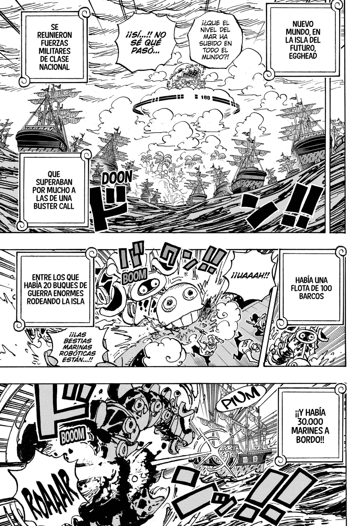 One Piece Capitulo 1089: "El Incidente del Atrincheramiento" página 7