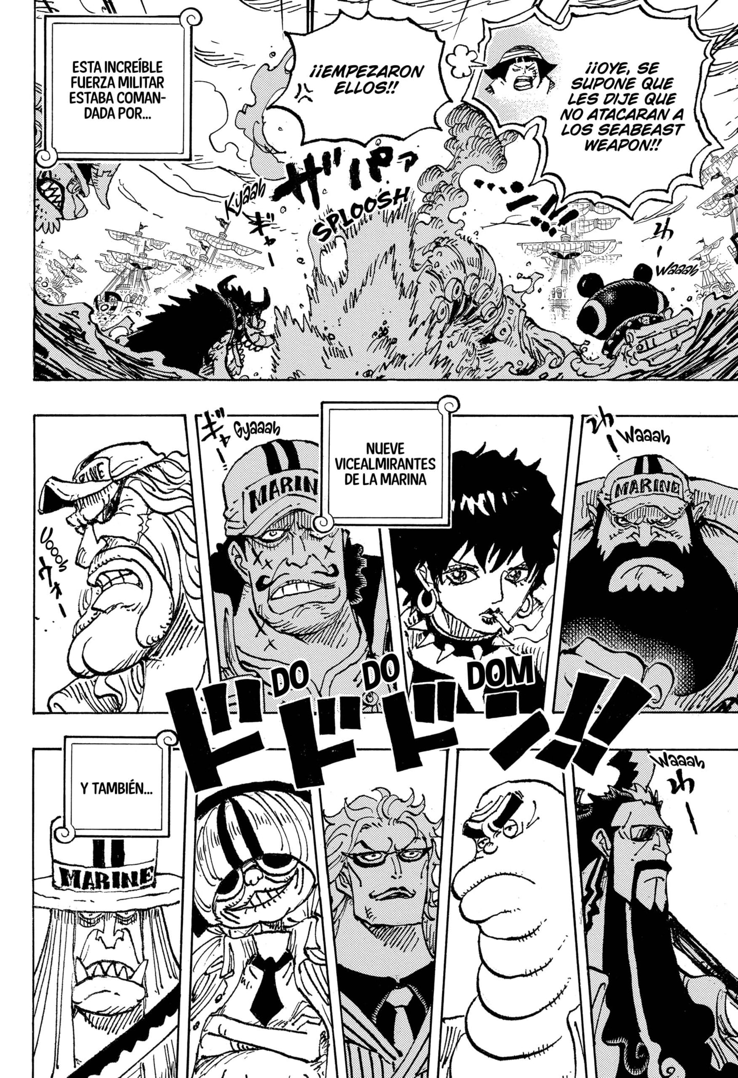 One Piece Capitulo 1089: "El Incidente del Atrincheramiento" página 8