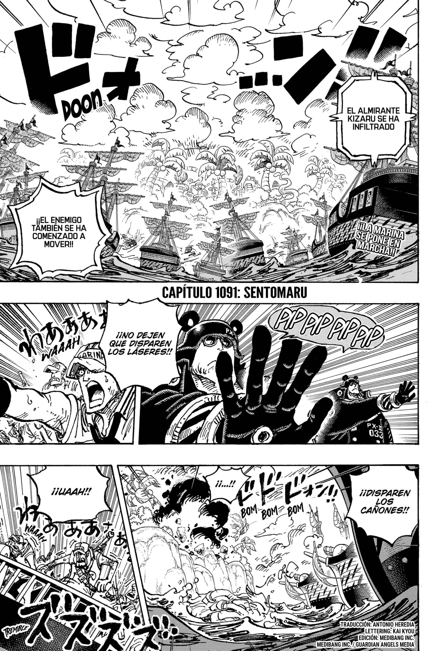 One Piece Capitulo 1091: Sentoumaru página 4