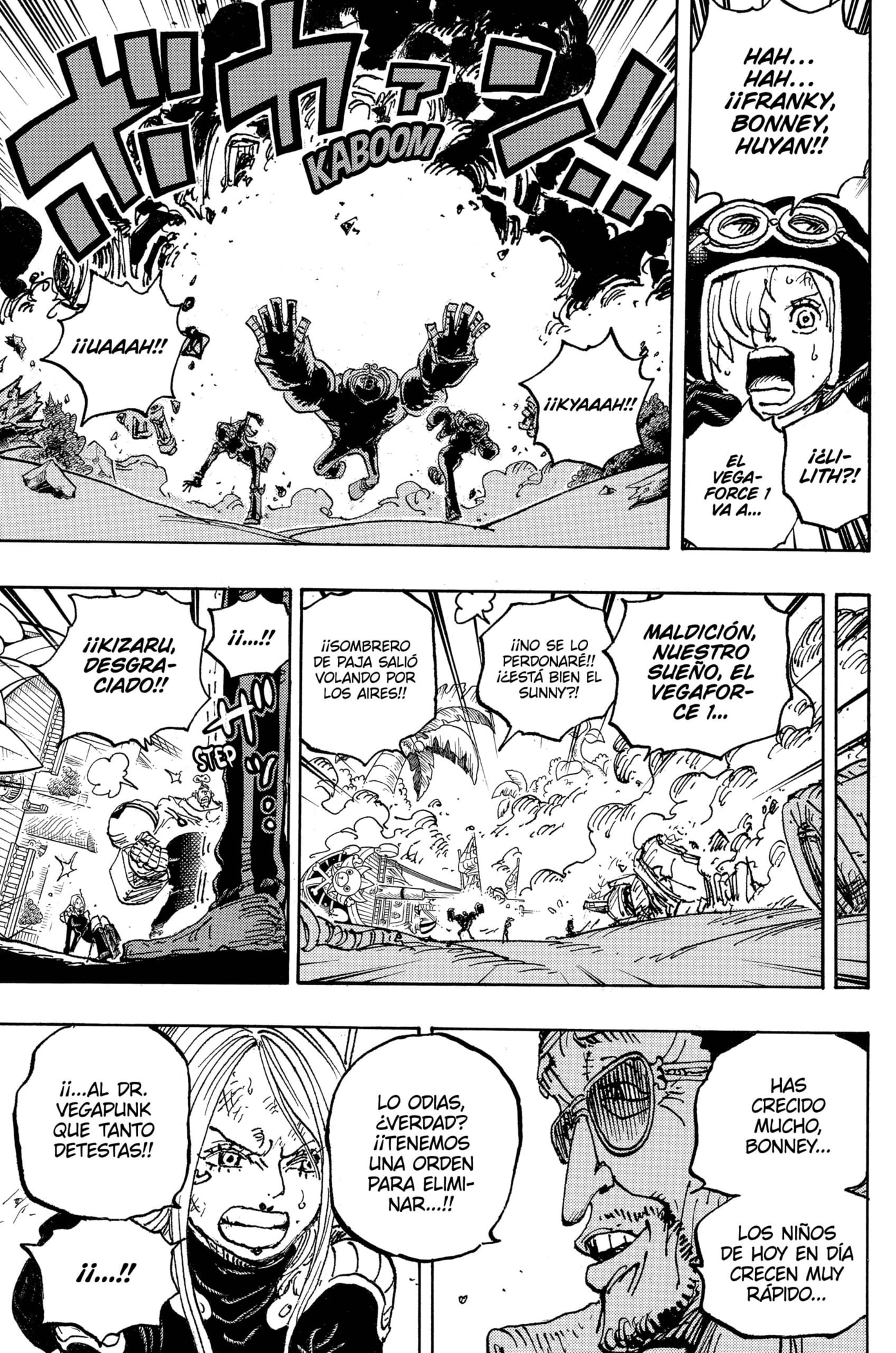 One Piece Capitulo 1092: El Incidente del Alboroto del "Tirano" Kuma en Tierra Santa página 13