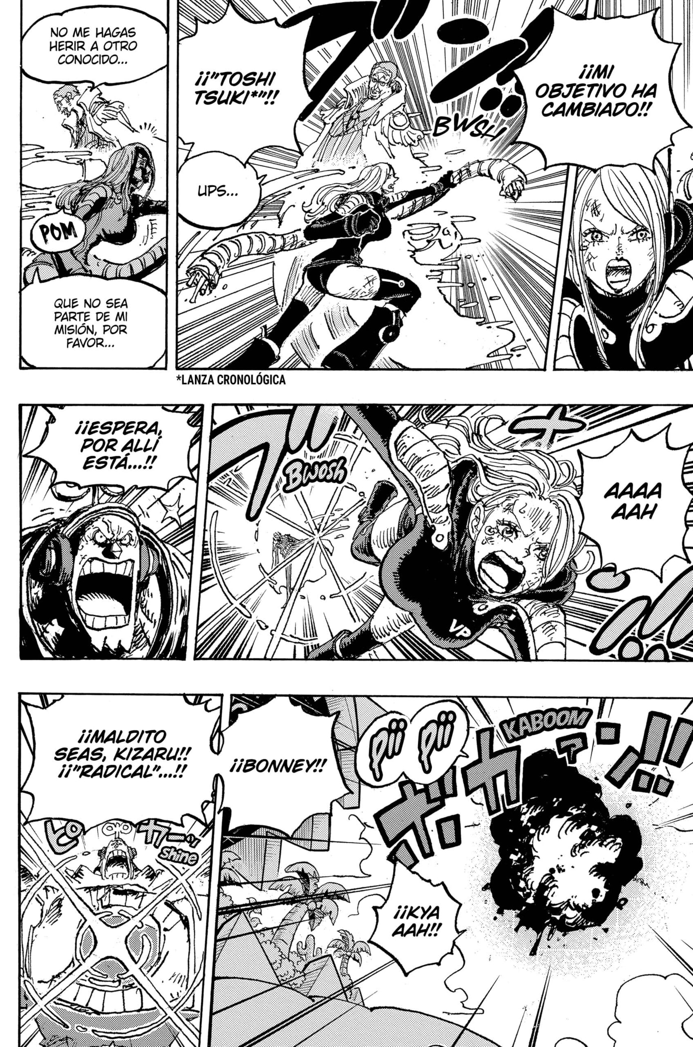 One Piece Capitulo 1092: El Incidente del Alboroto del "Tirano" Kuma en Tierra Santa página 14